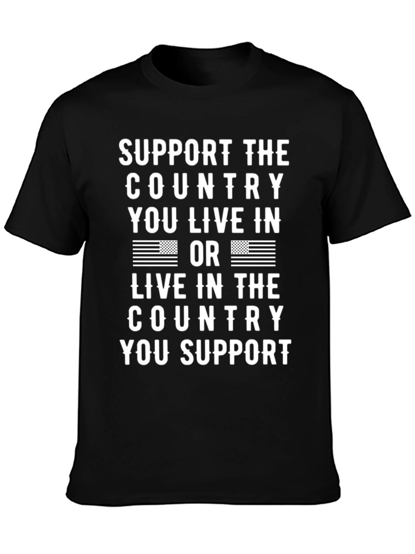Patriotic T-Shirt: Support the Country You Live In