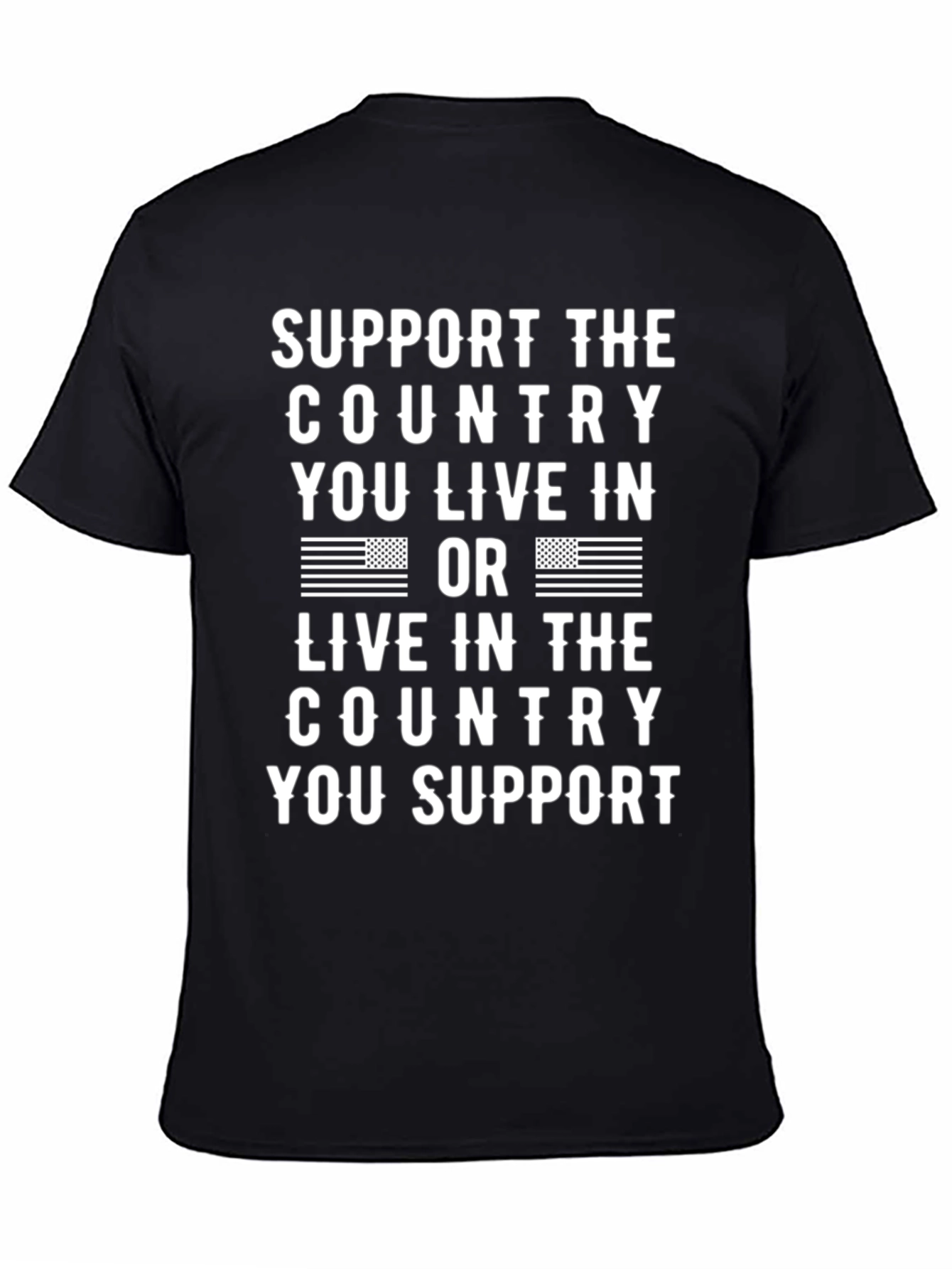 Patriotic T-Shirt: Support the Country You Live In