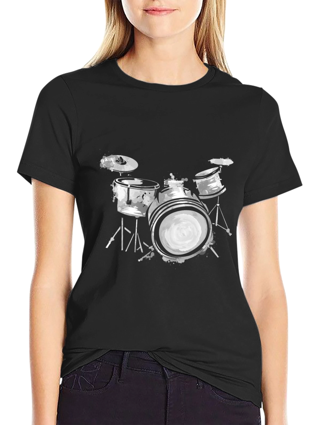 Drum Set T-Shirt - Musicians Style