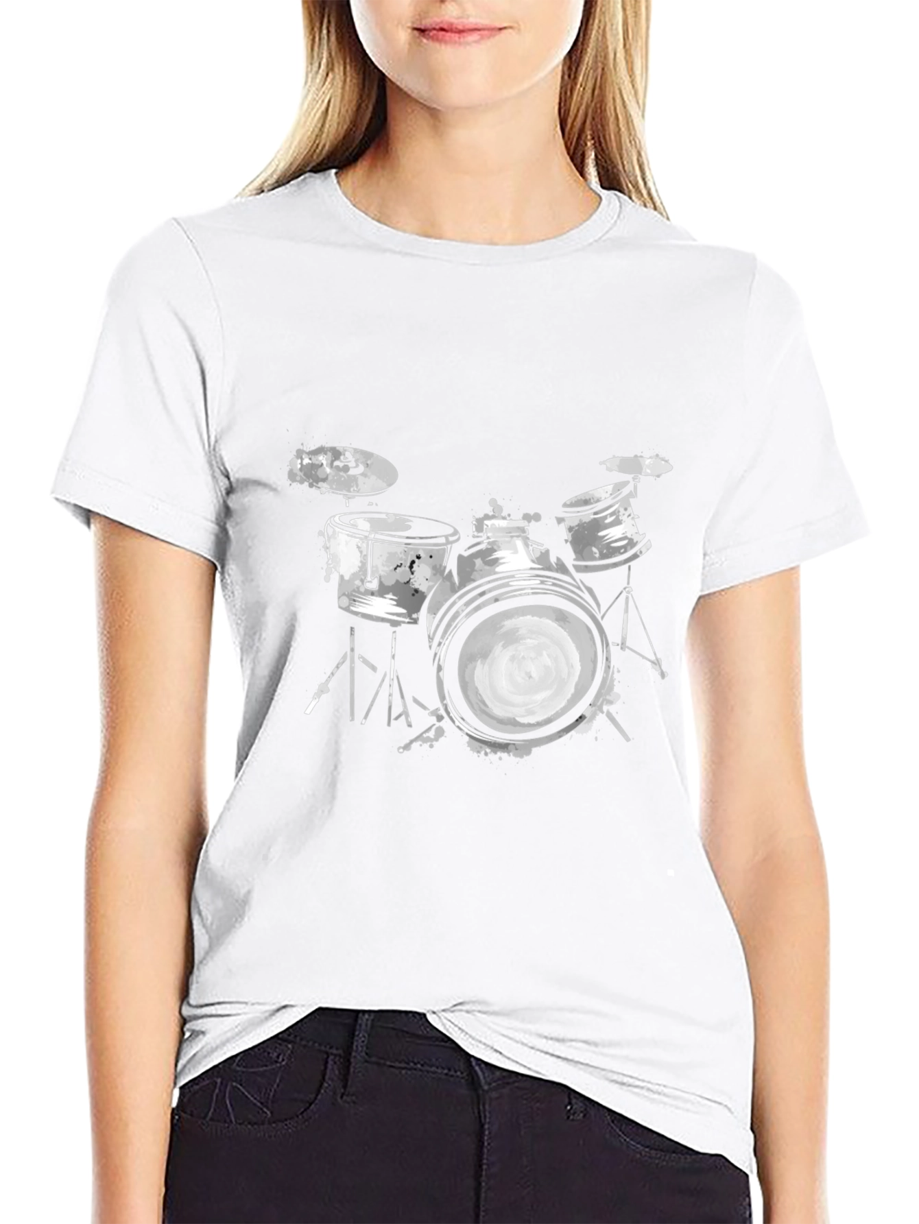 Drum Set T-Shirt - Musicians Style