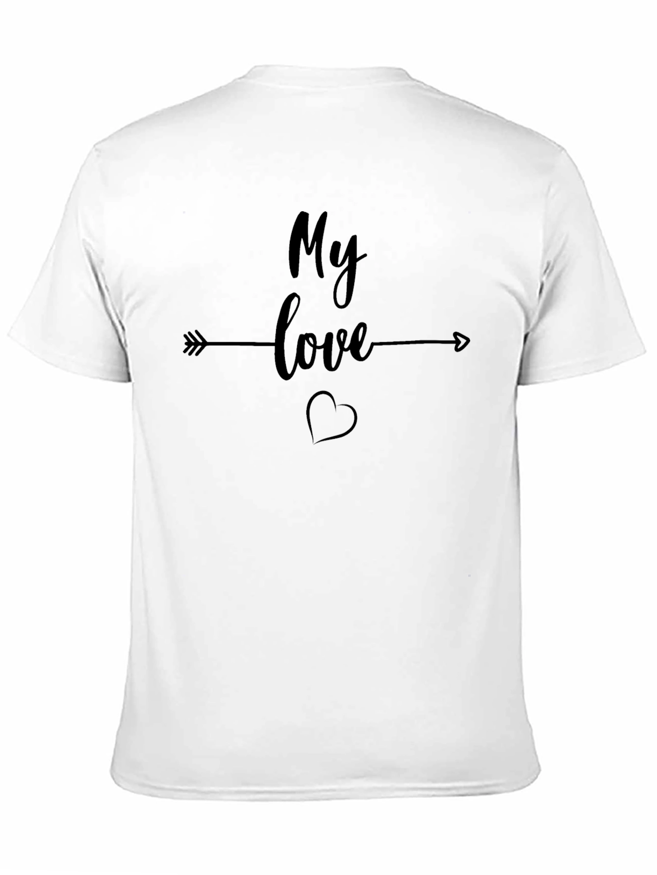 My Love Black Graphic Tee - Unisex