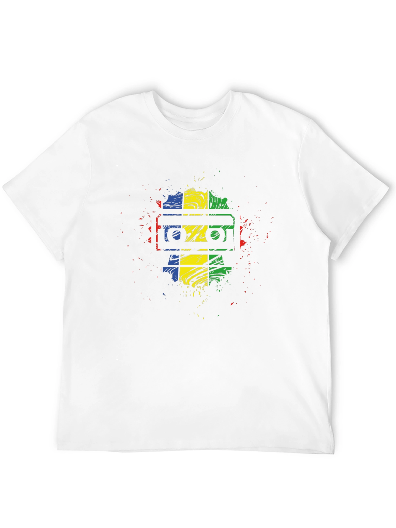 Retro Cassette Tape Graphic Tee - Black Cotton Shirt