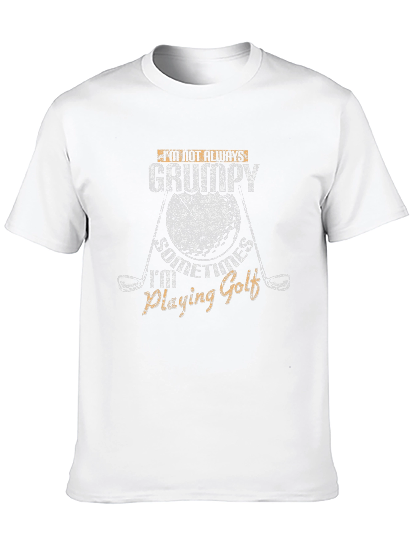 Grumpy Golf T-Shirt - Humorous Golfer Tee