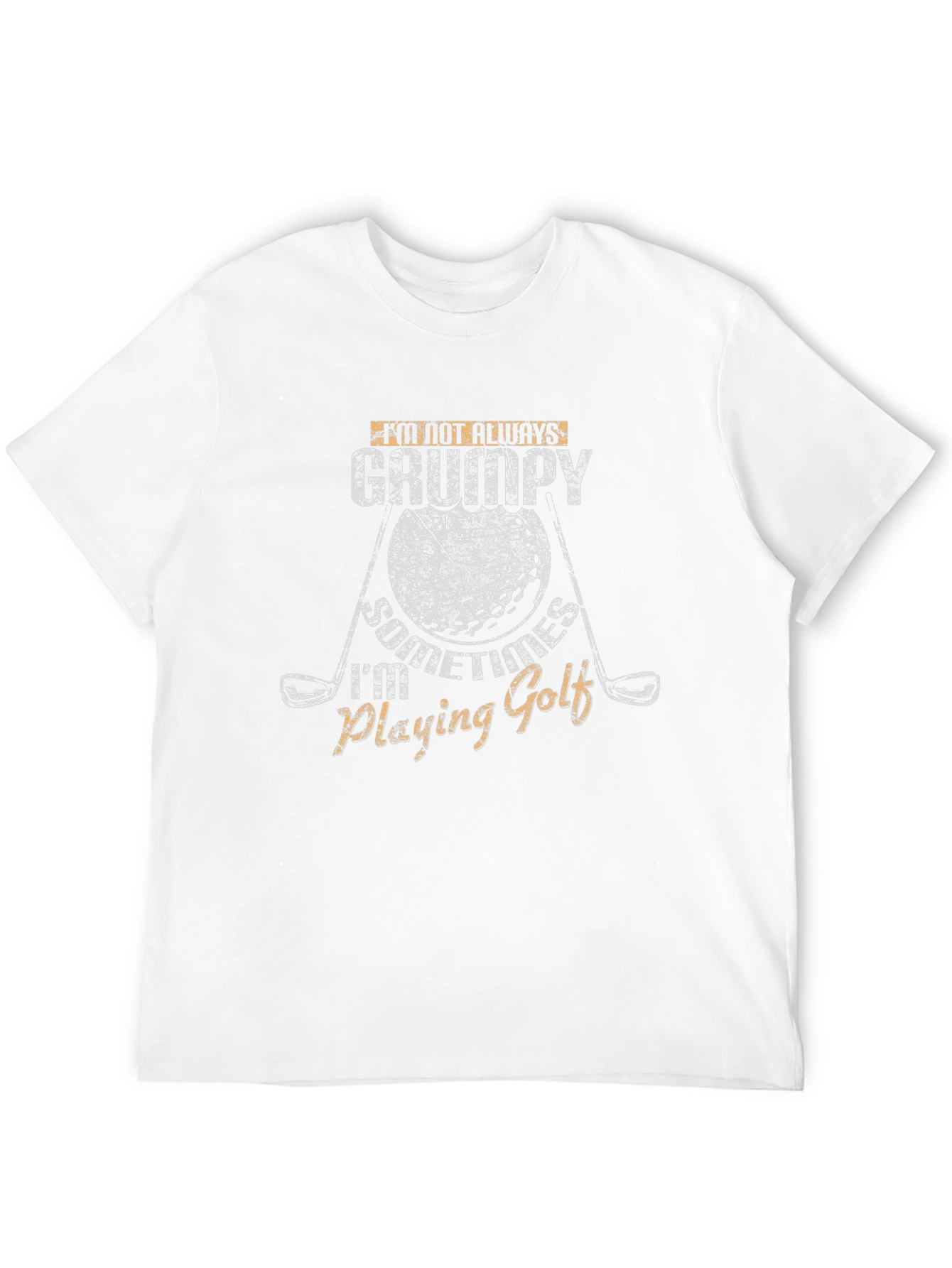 Grumpy Golf T-Shirt - Humorous Golfer Tee