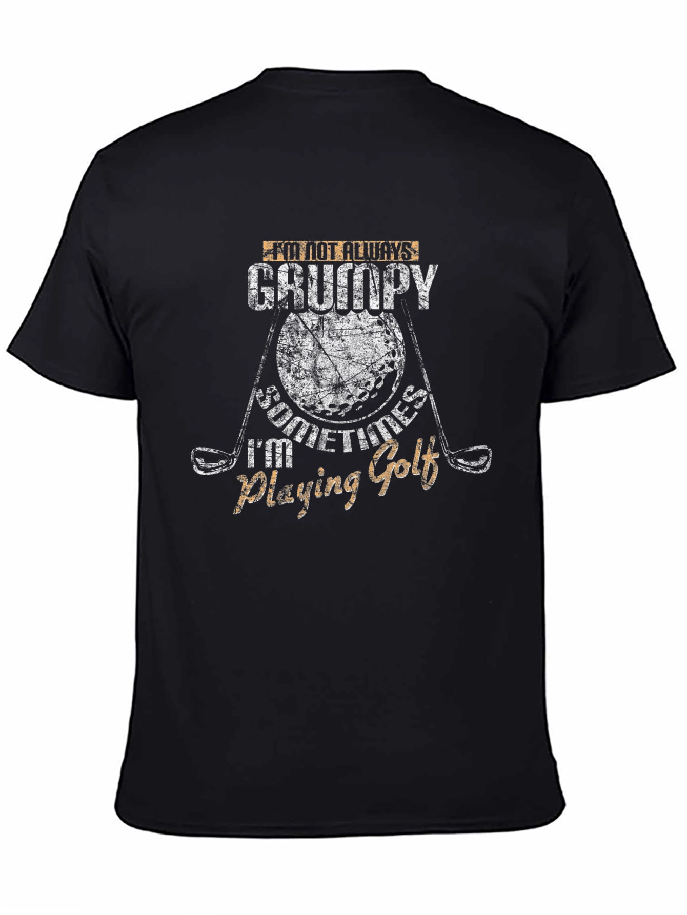 Grumpy Golf T-Shirt - Humorous Golfer Tee