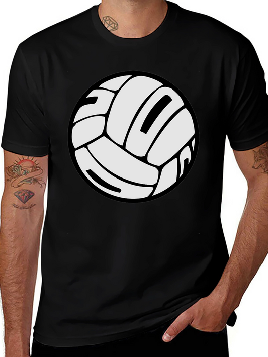 Volleyball Graphic Tee - Black