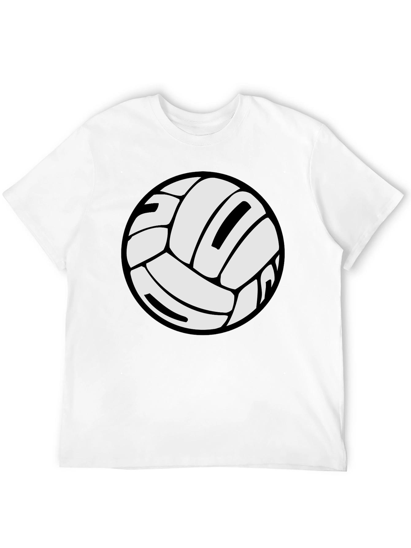Volleyball Graphic Tee - Black