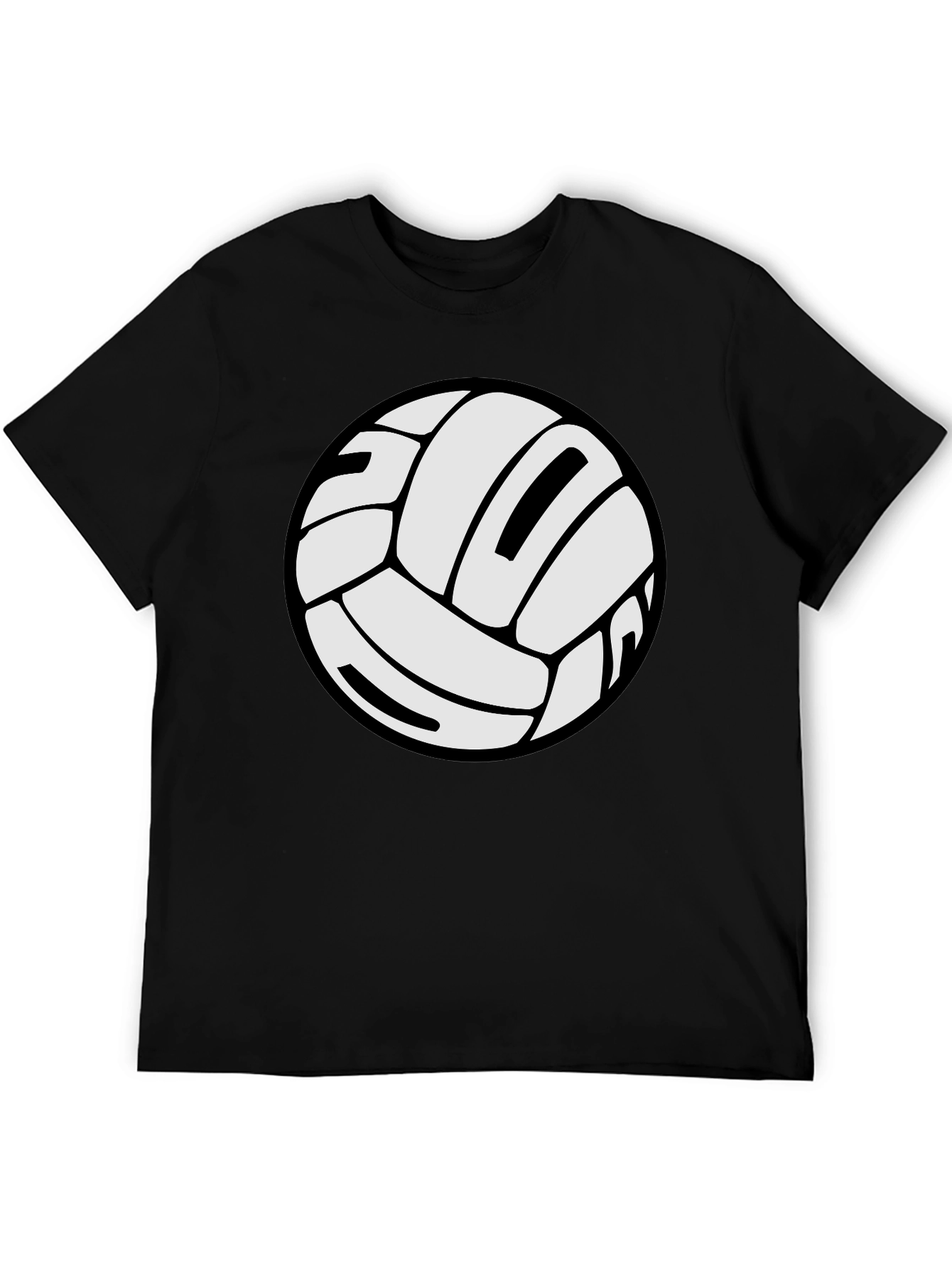 Volleyball Graphic Tee - Black