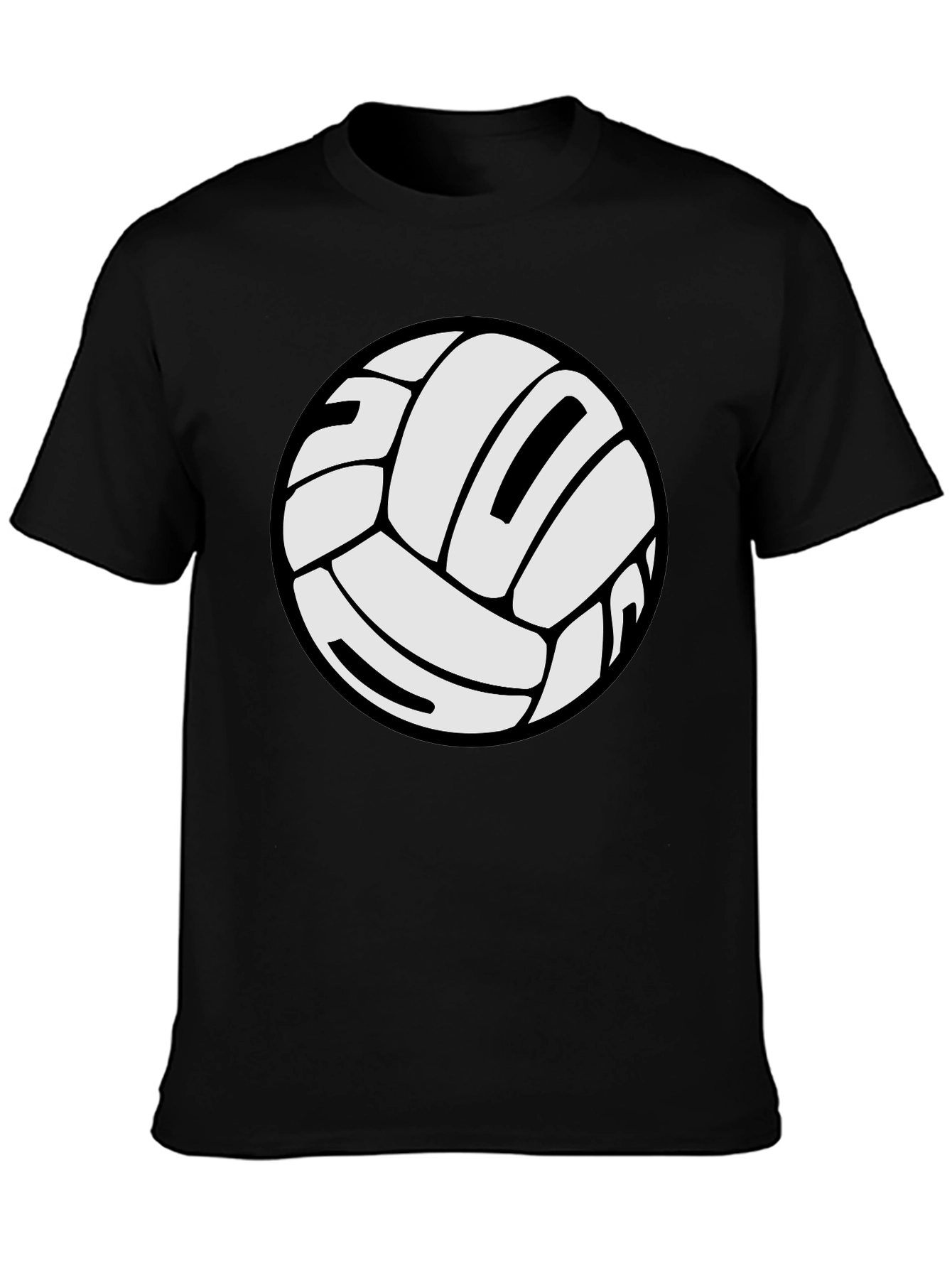 Volleyball Graphic Tee - Black