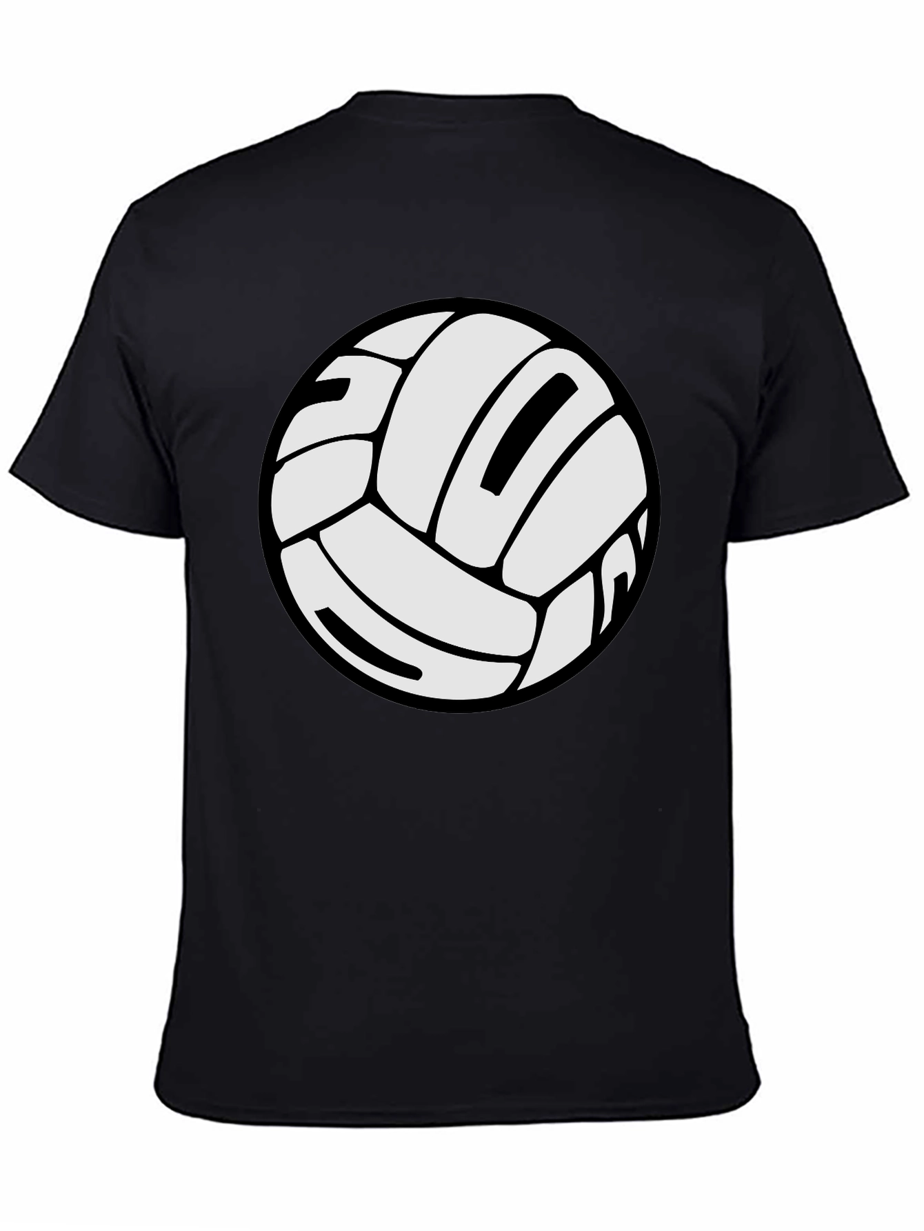 Volleyball Graphic Tee - Black