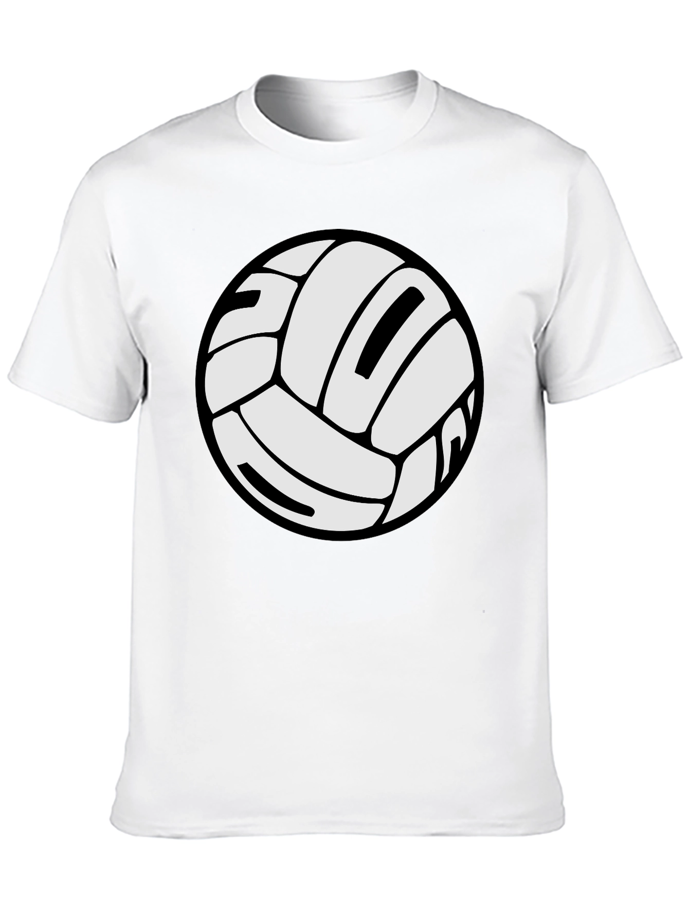 Volleyball Graphic Tee - Black