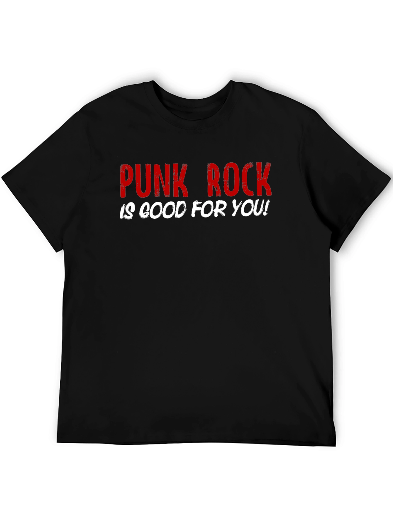 Punk Rock is Good For You Black T-Shirt