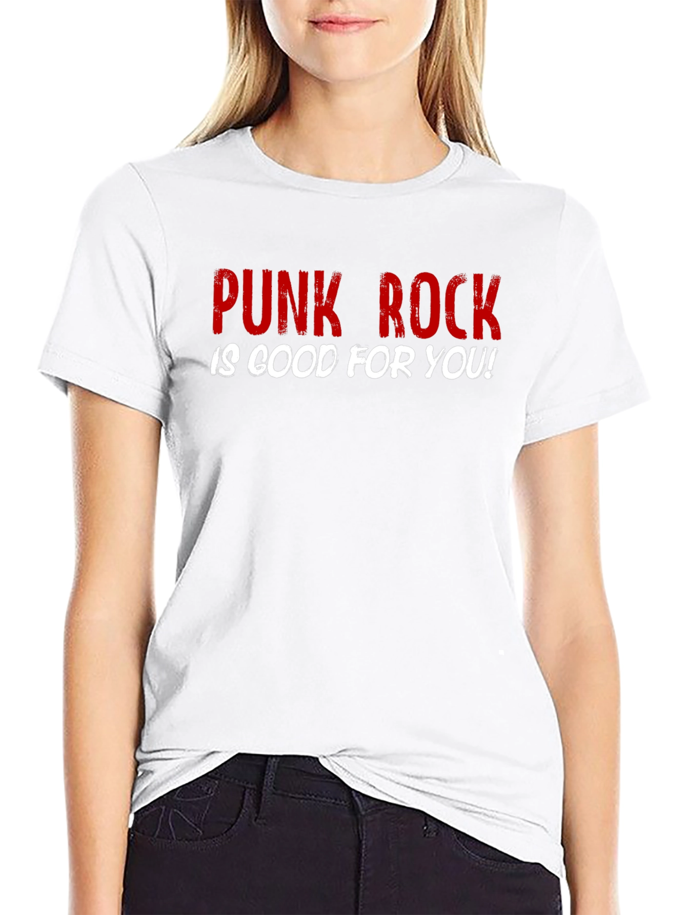 Punk Rock is Good For You Black T-Shirt