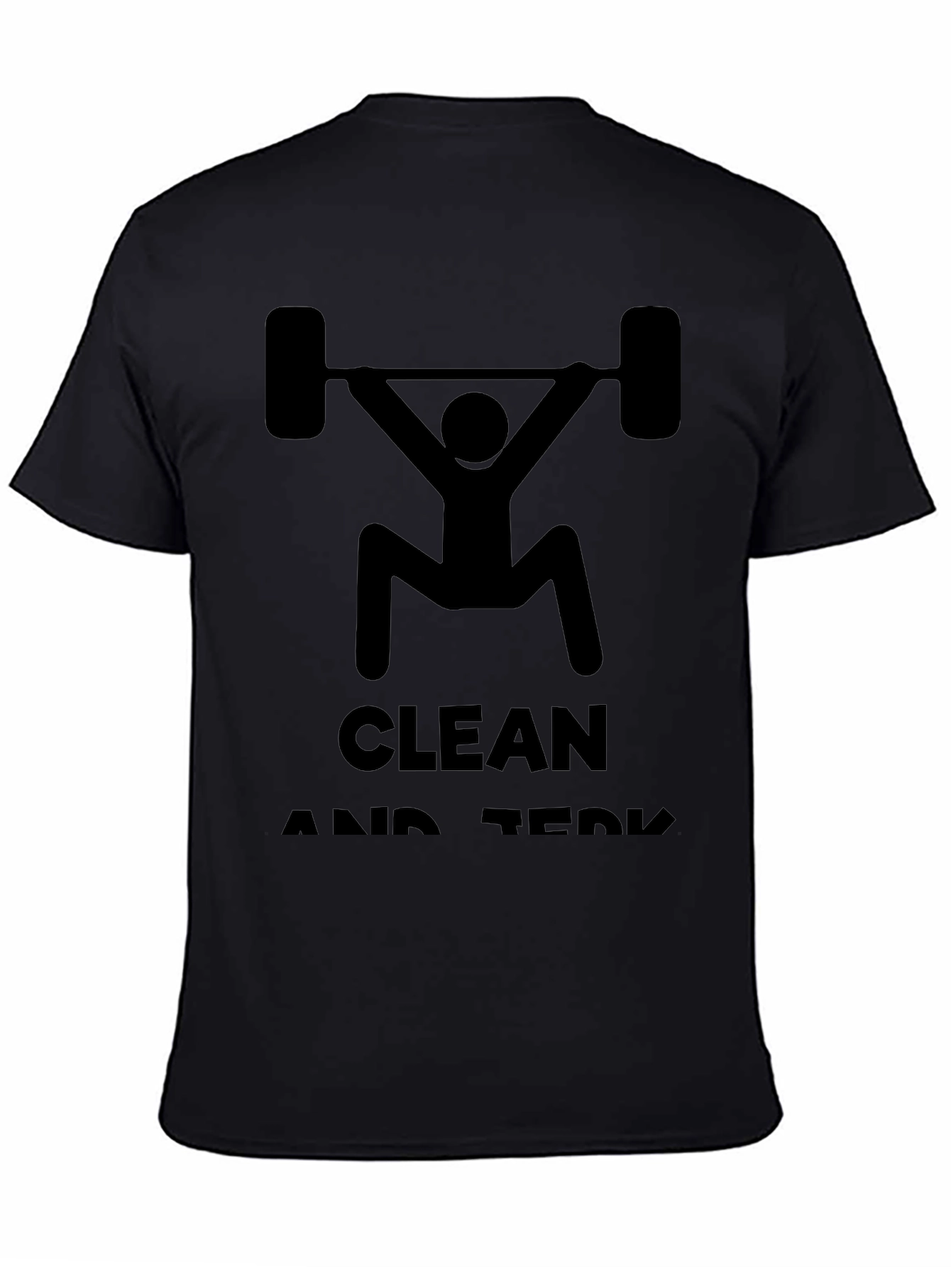 Clean and Jerk Workout Tee - Black