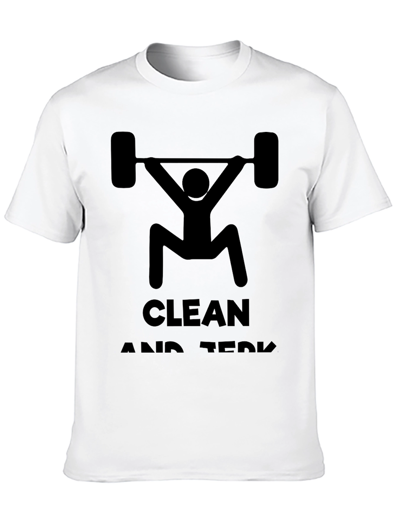 Clean and Jerk Workout Tee - Black