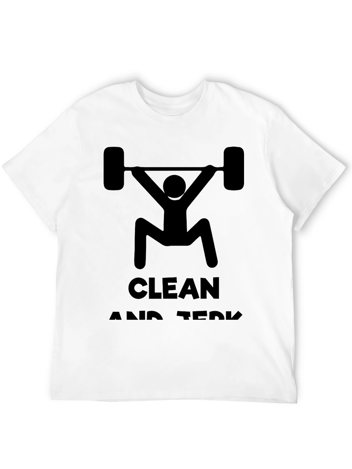 Clean and Jerk Workout Tee - Black