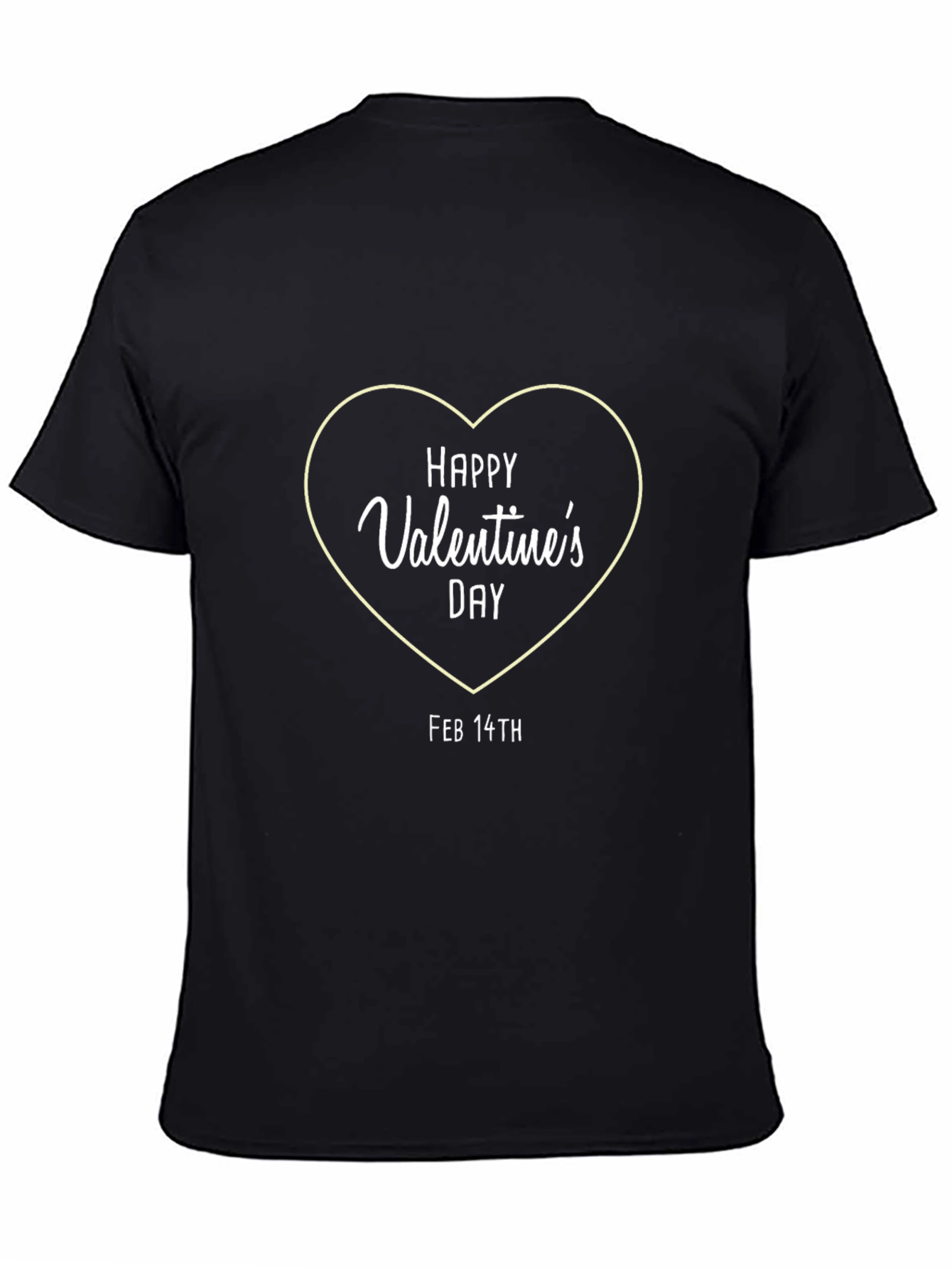 Valentines Day Black T-Shirt