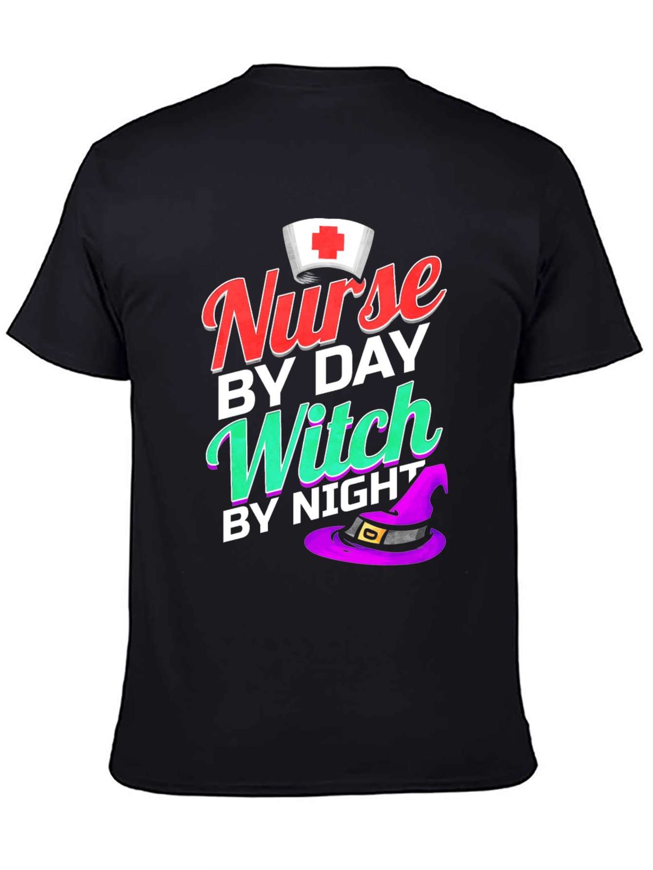 Nurse by Day Witch by Night T-Shirt