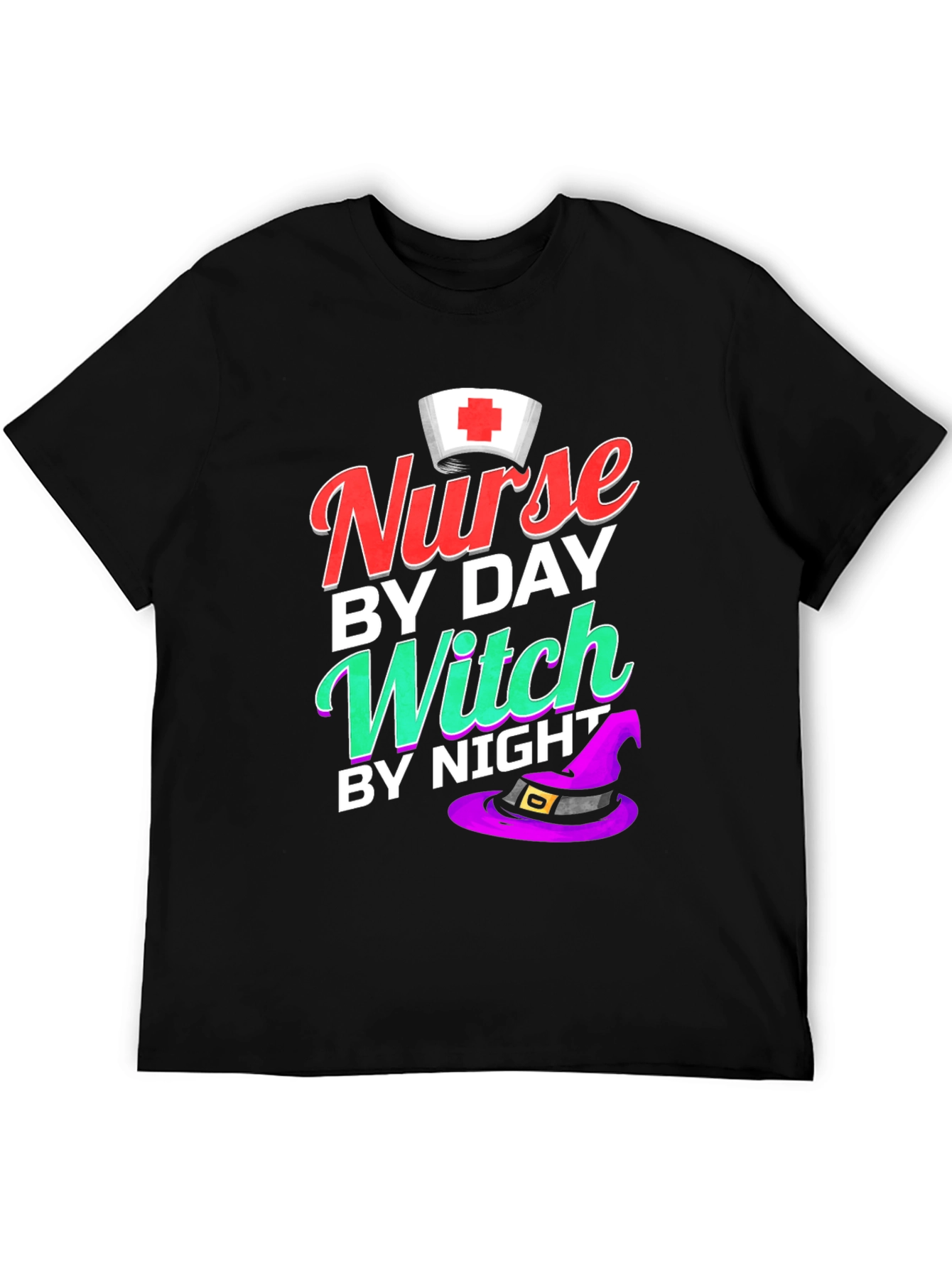 Nurse by Day Witch by Night T-Shirt