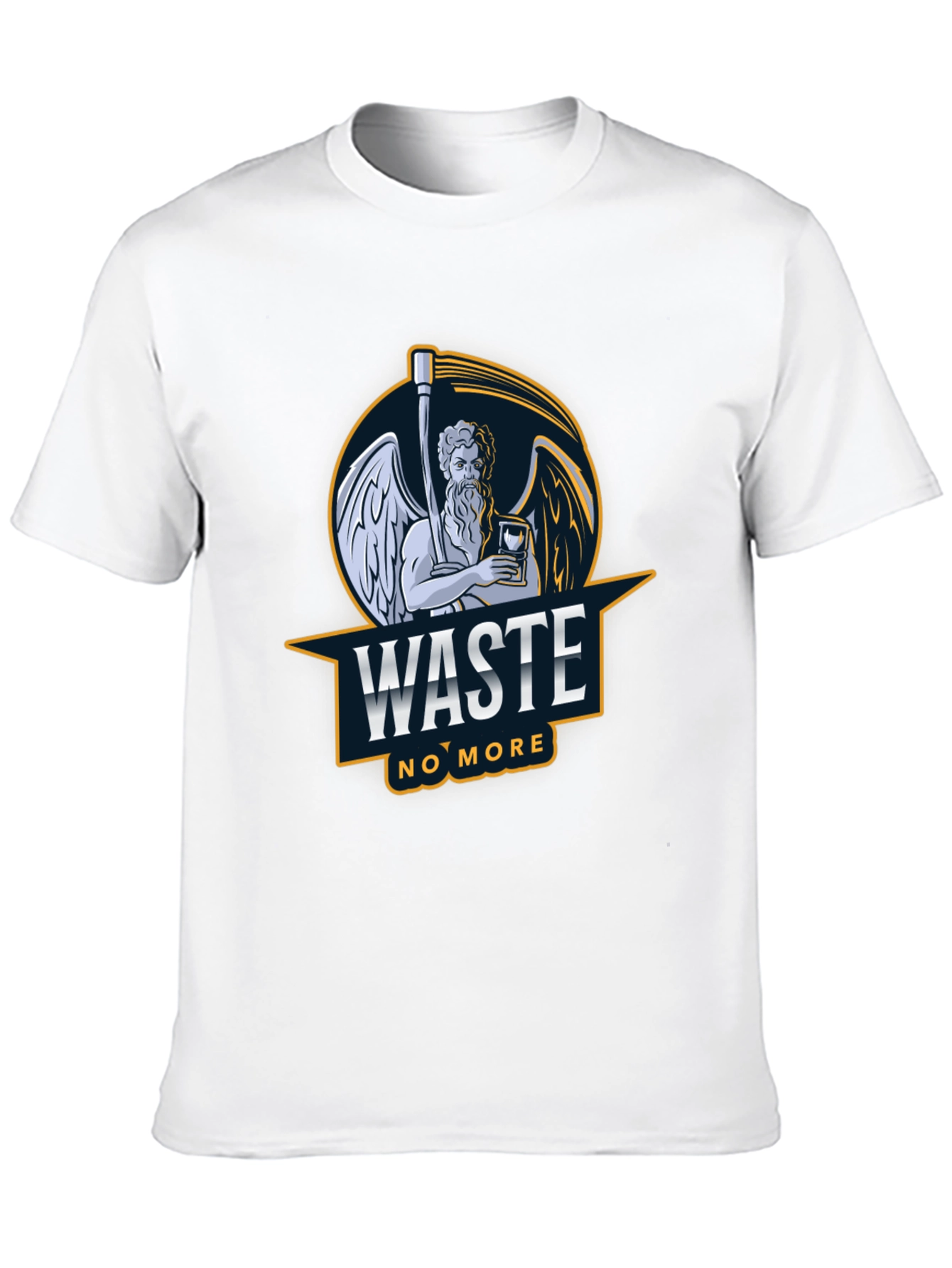 Waste No More Graphic T-Shirt - Black