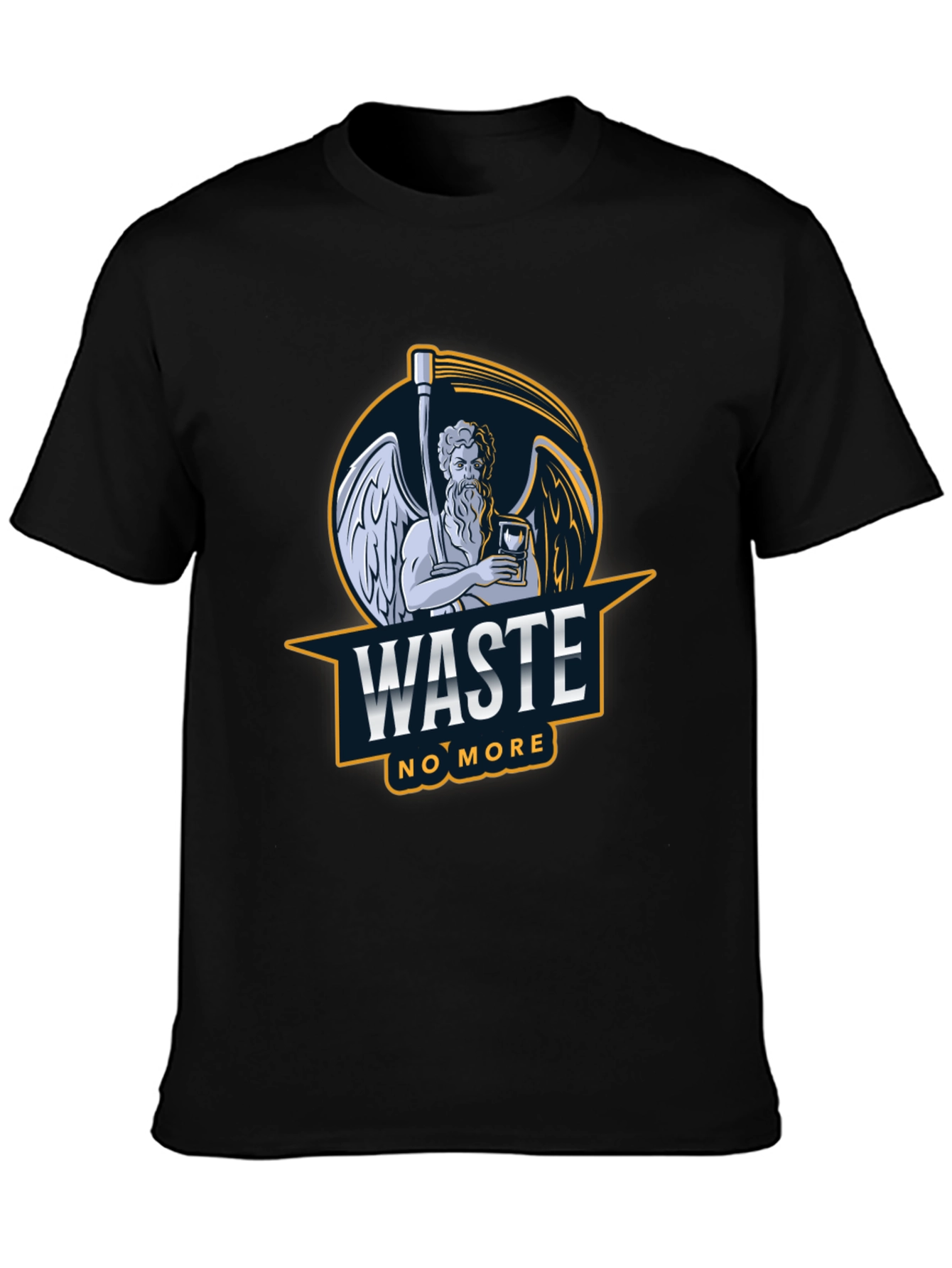 Waste No More Graphic T-Shirt - Black