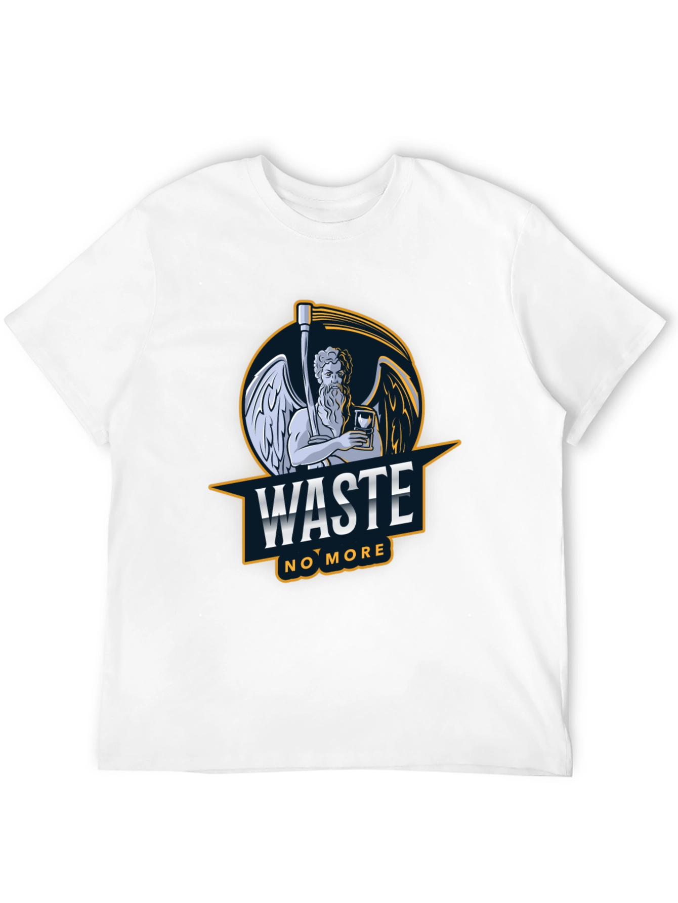 Waste No More Graphic T-Shirt - Black