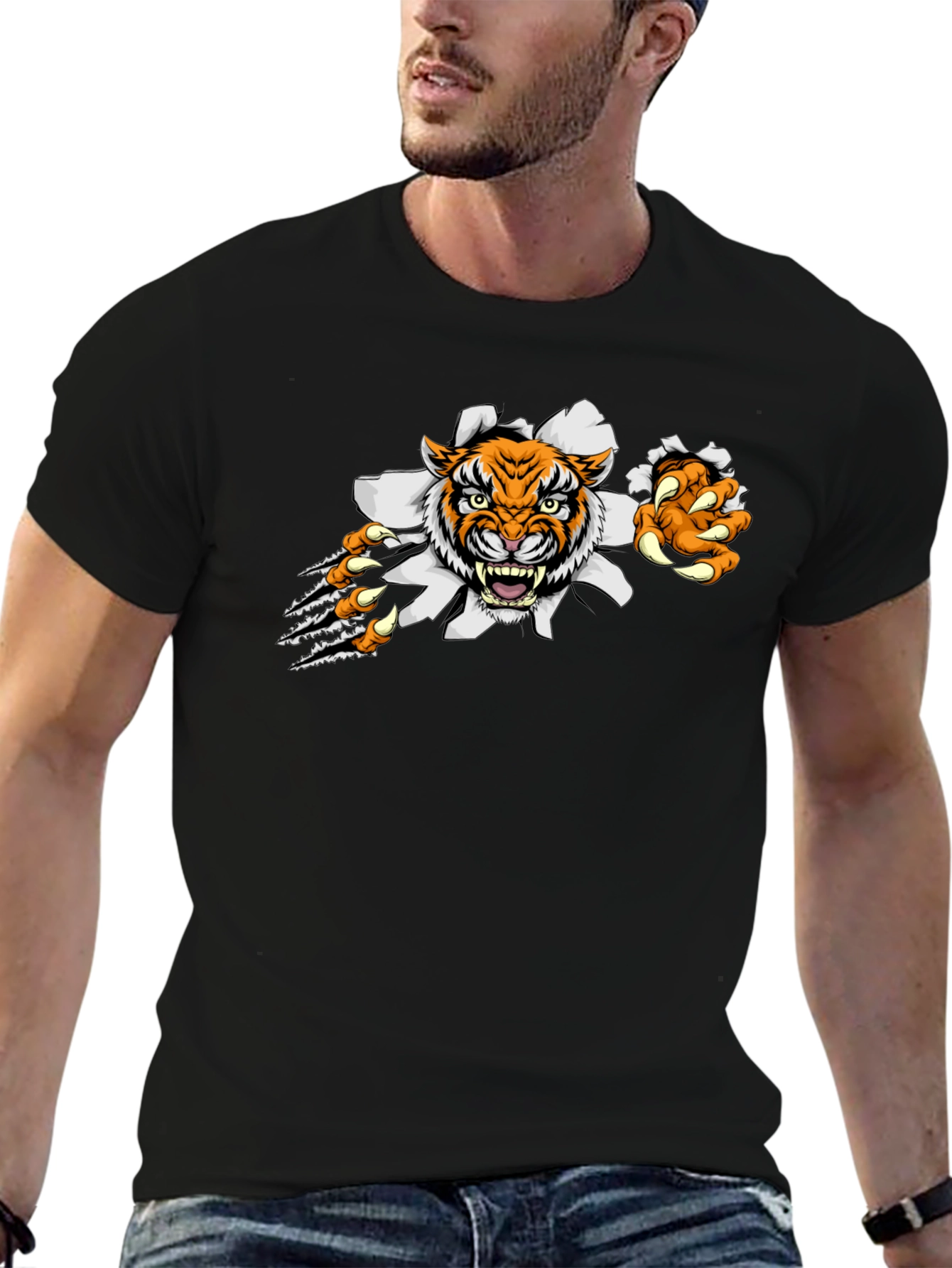 Tiger Claw T-Shirt: Fierce Graphic Tee
