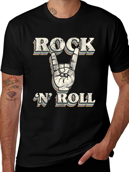 Rock N Roll Graphic T-Shirt - Retro Style