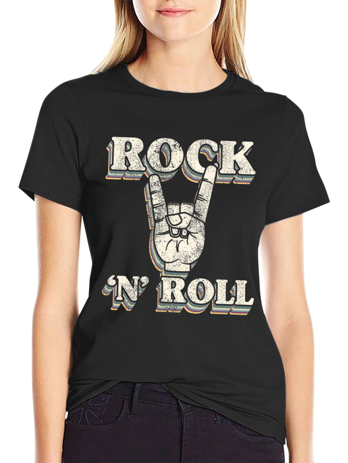 Rock N Roll Graphic T-Shirt - Retro Style