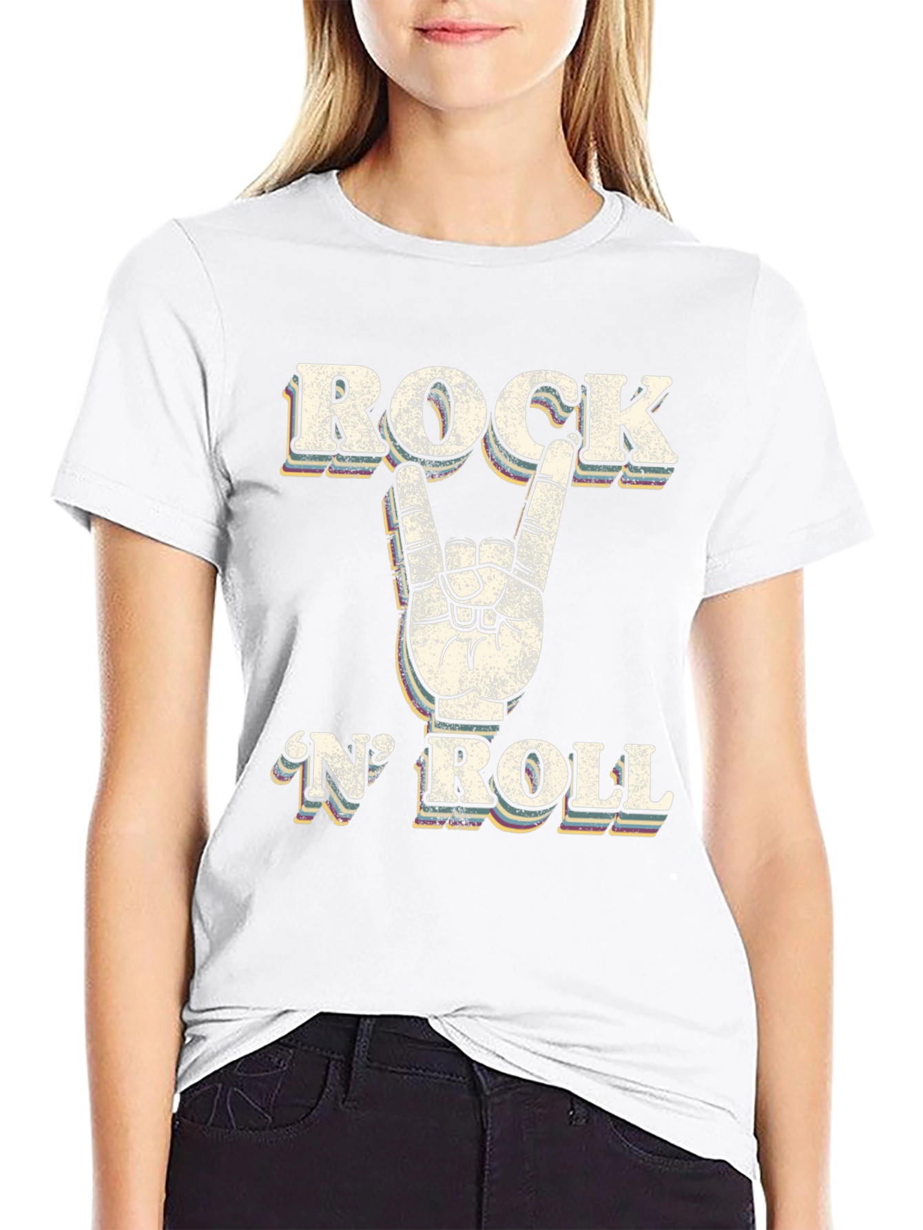Rock N Roll Graphic T-Shirt - Retro Style