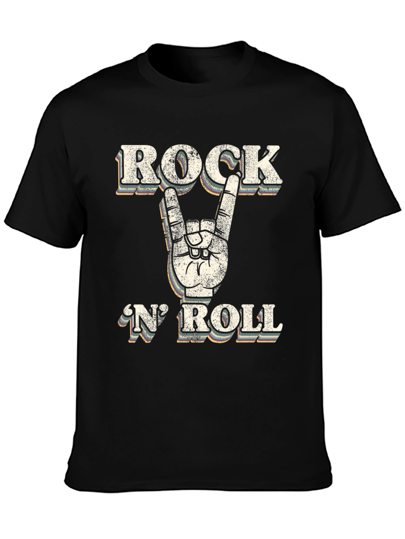 Rock N Roll Graphic T-Shirt - Retro Style