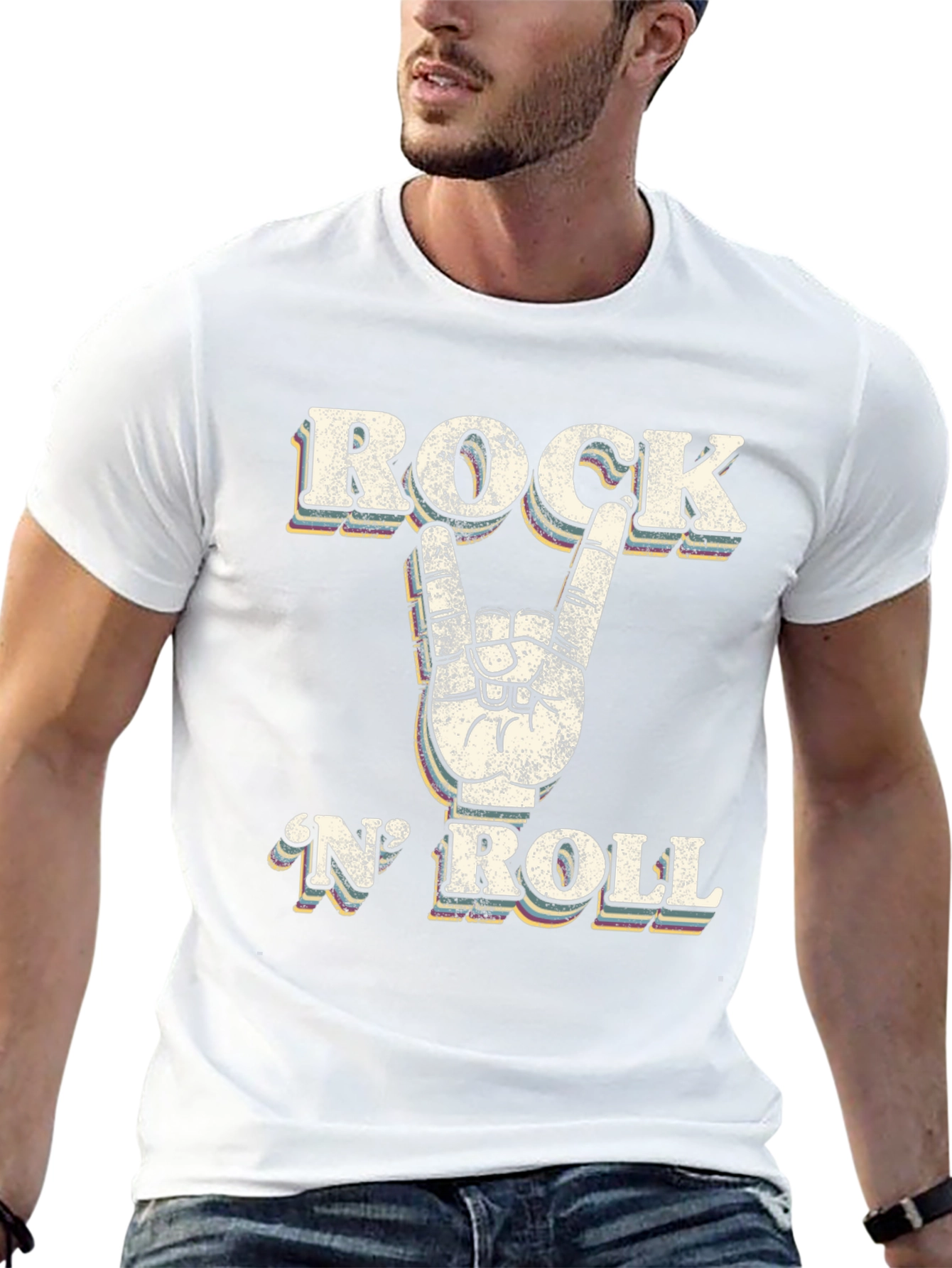 Rock N Roll Graphic T-Shirt - Retro Style
