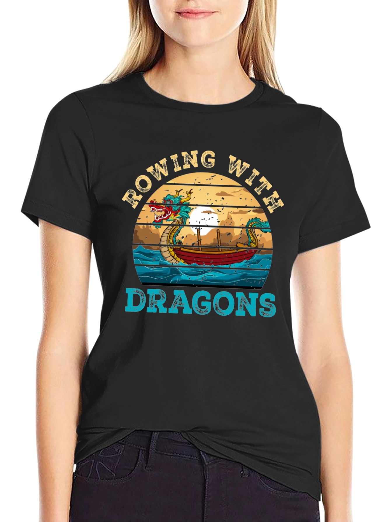 Rowing With Dragons T-Shirt