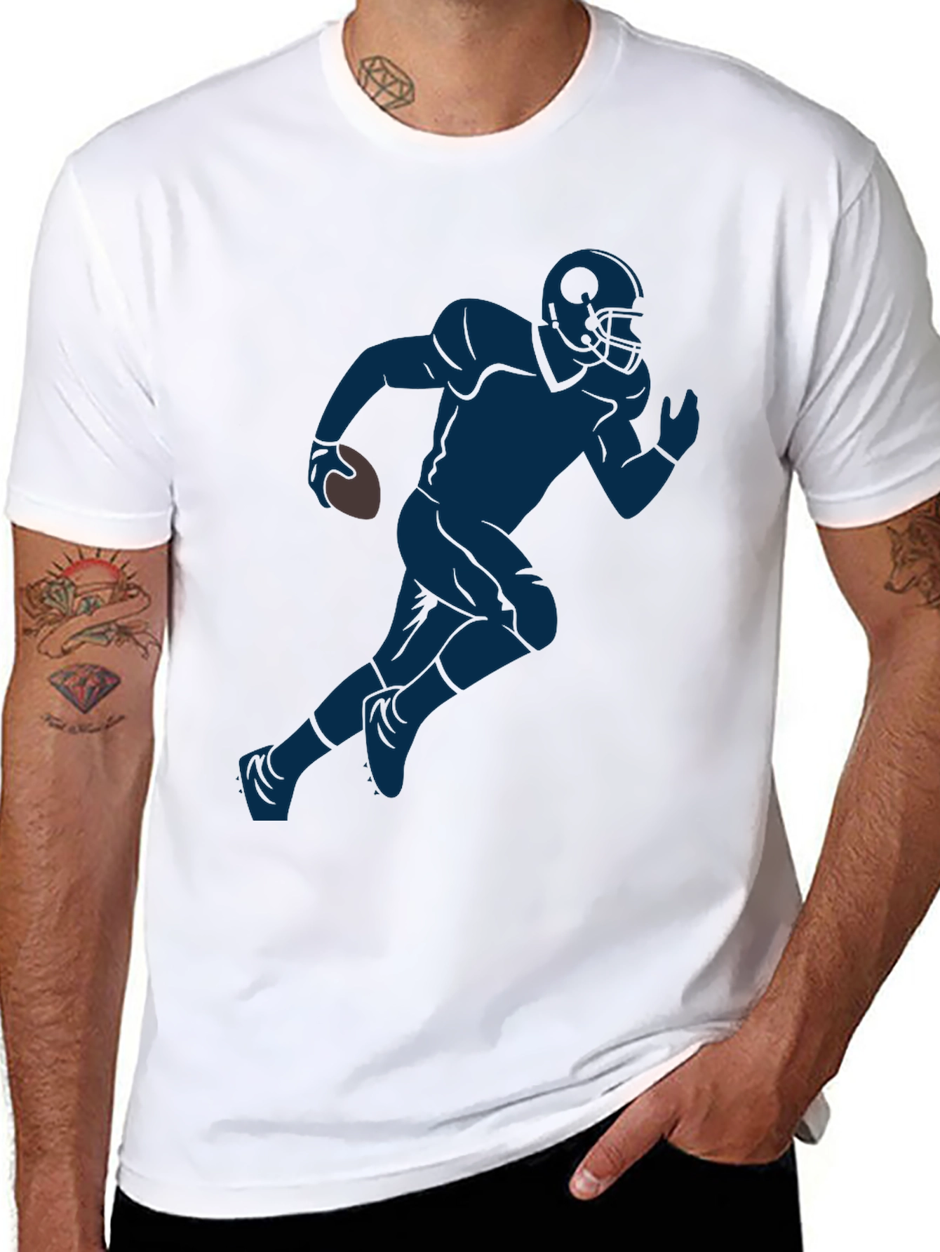 Football Player Graphic Tee