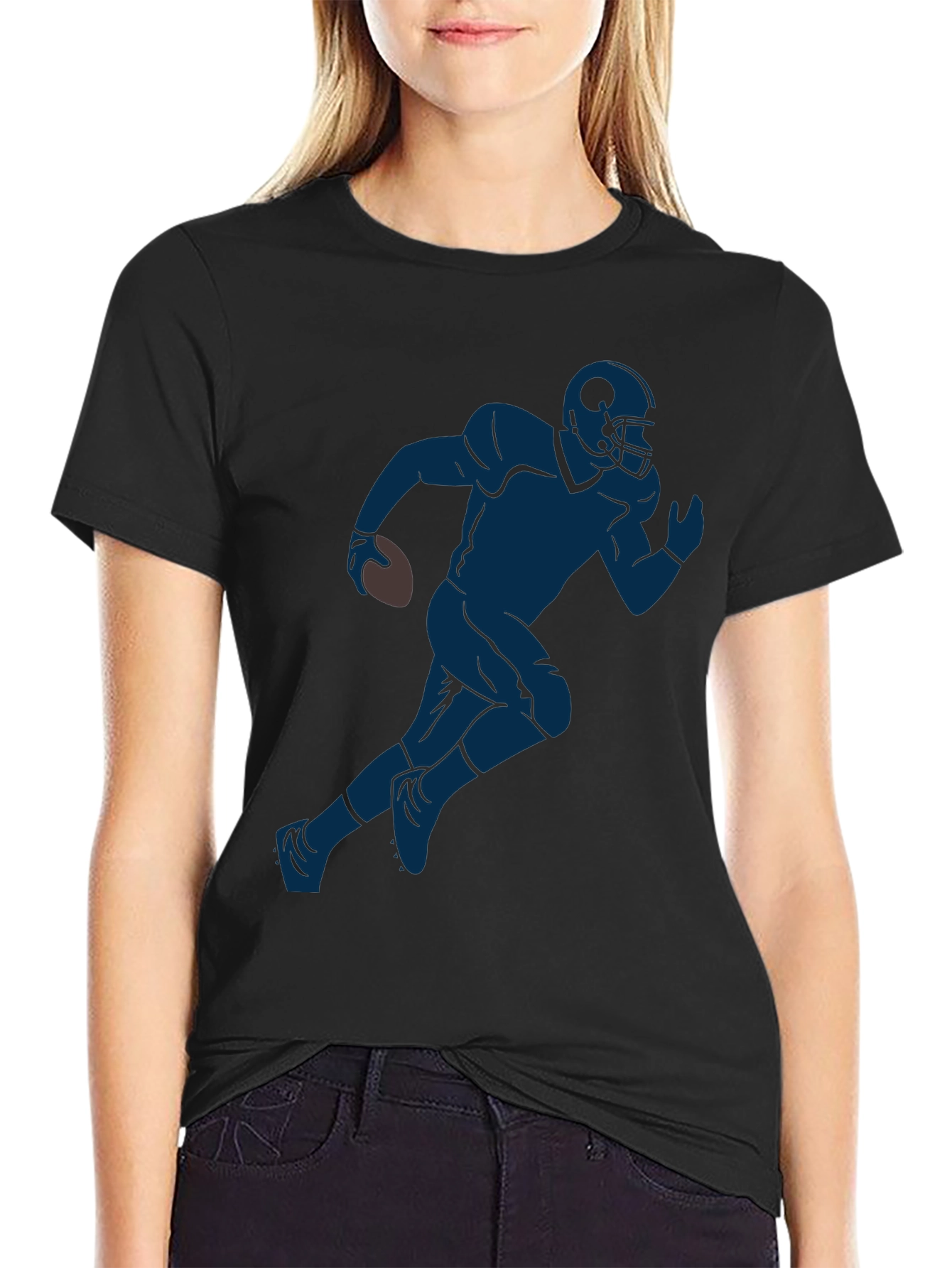 Football Player Graphic Tee
