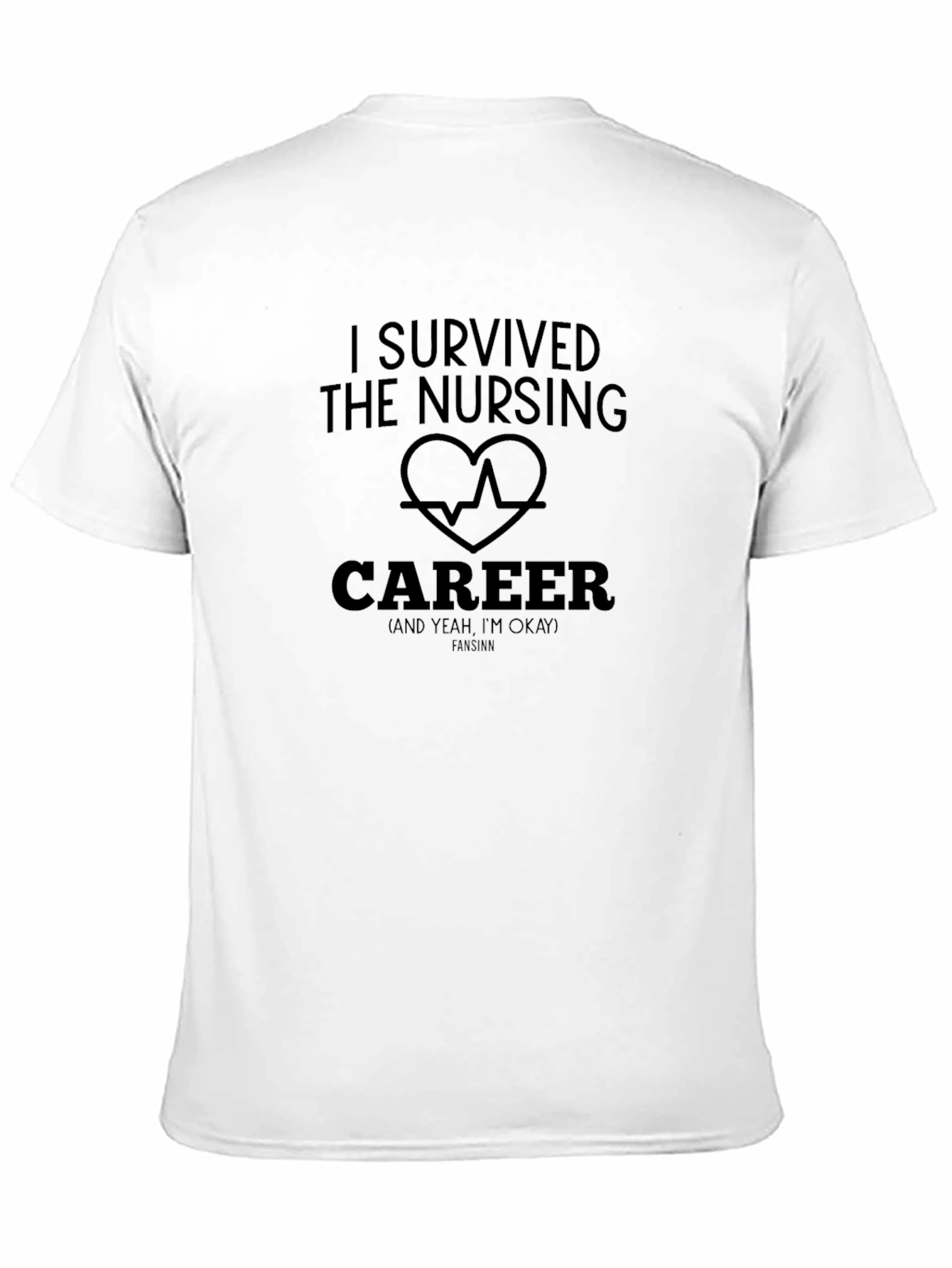 Nursing Career Survivor Graphic Tee - Black T-Shirt