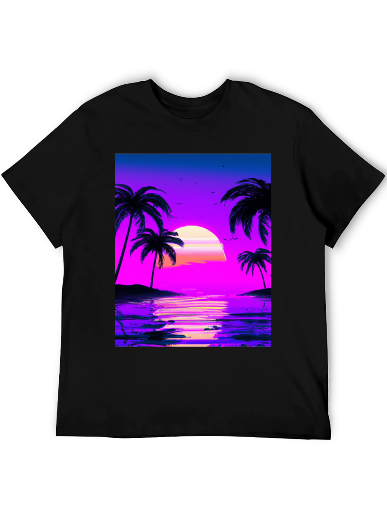 Retro Sunset Palm T-Shirt