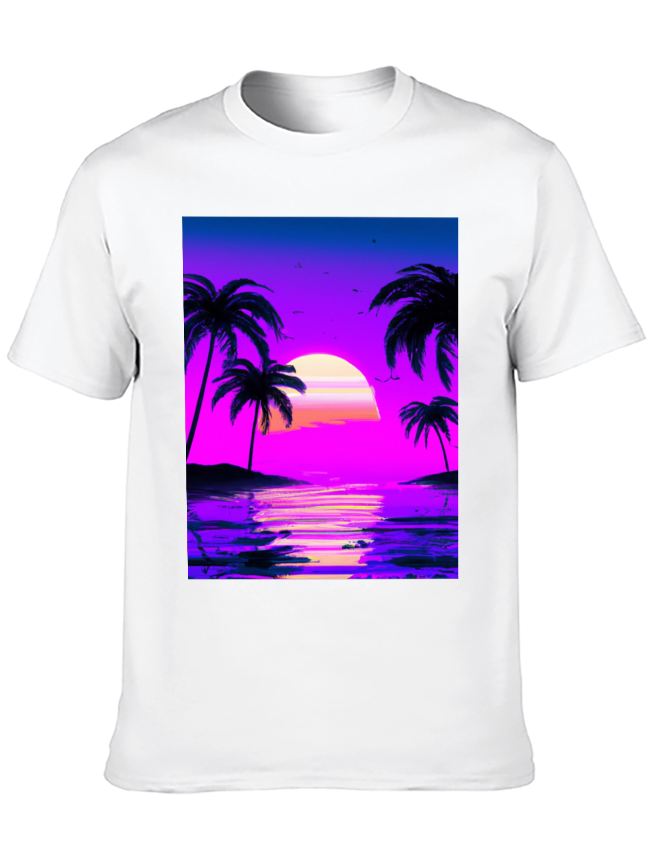 Retro Sunset Palm T-Shirt