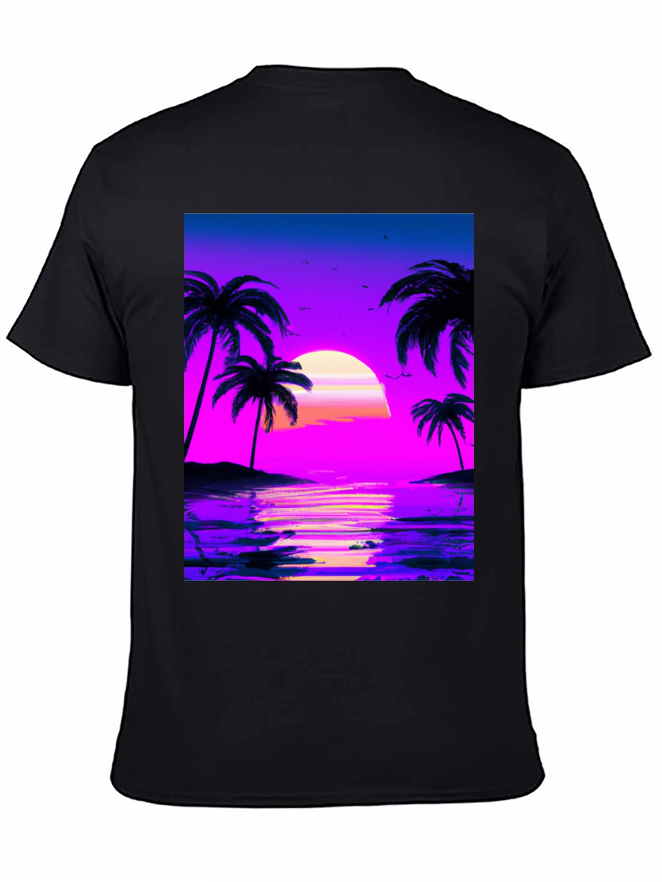 Retro Sunset Palm T-Shirt