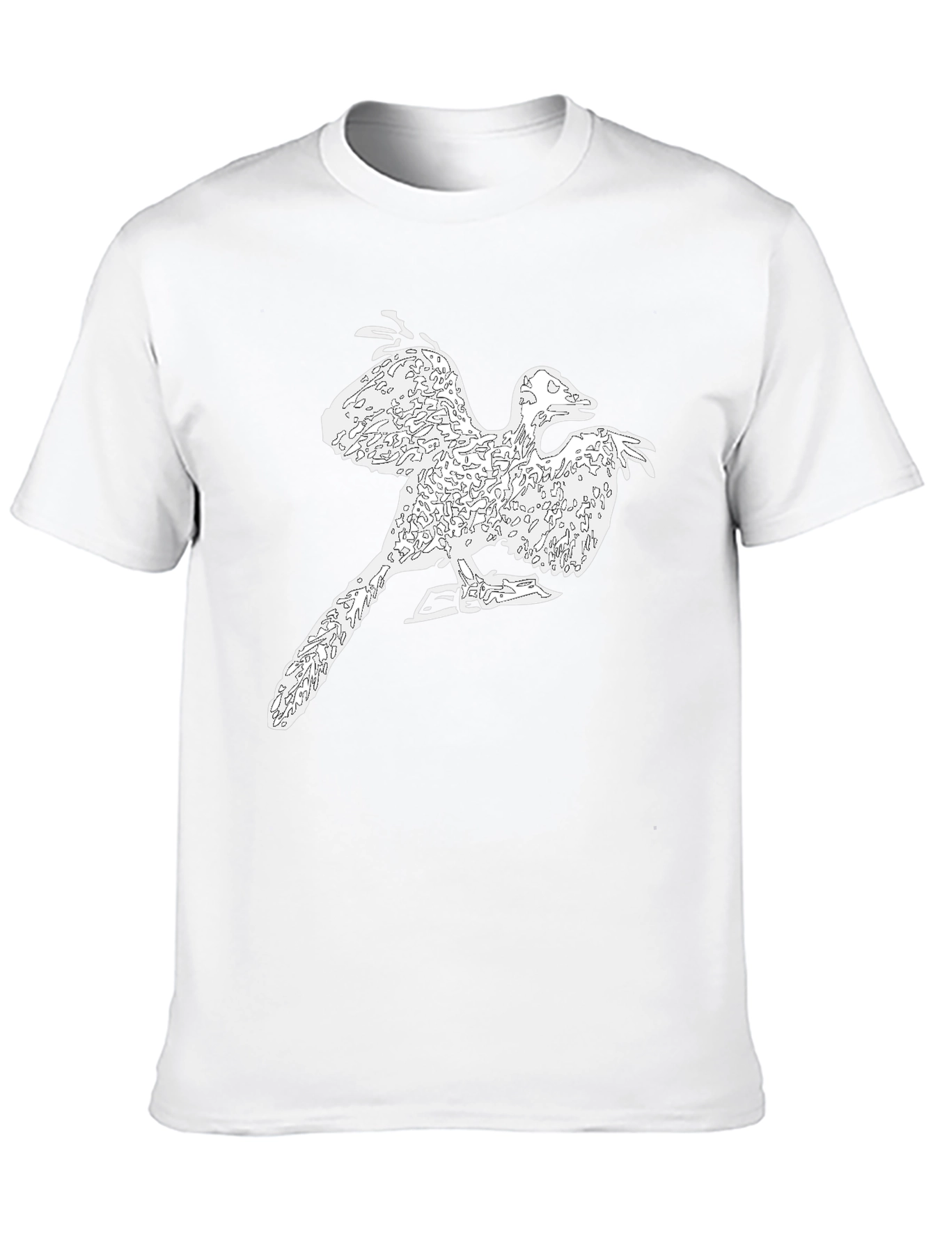 Archaeopteryx Graphic Tee - Stylish Black T-Shirt