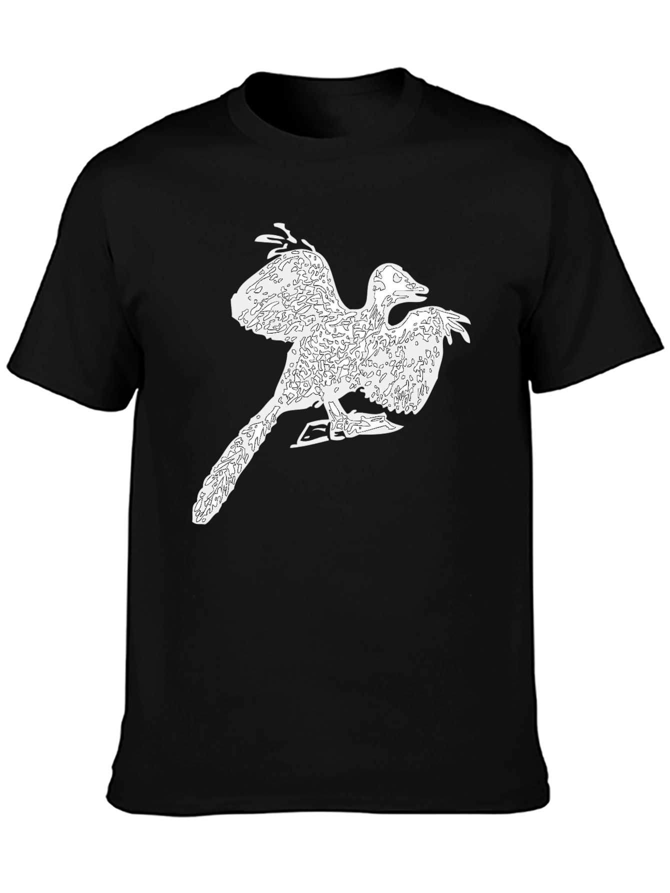 Archaeopteryx Graphic Tee - Stylish Black T-Shirt