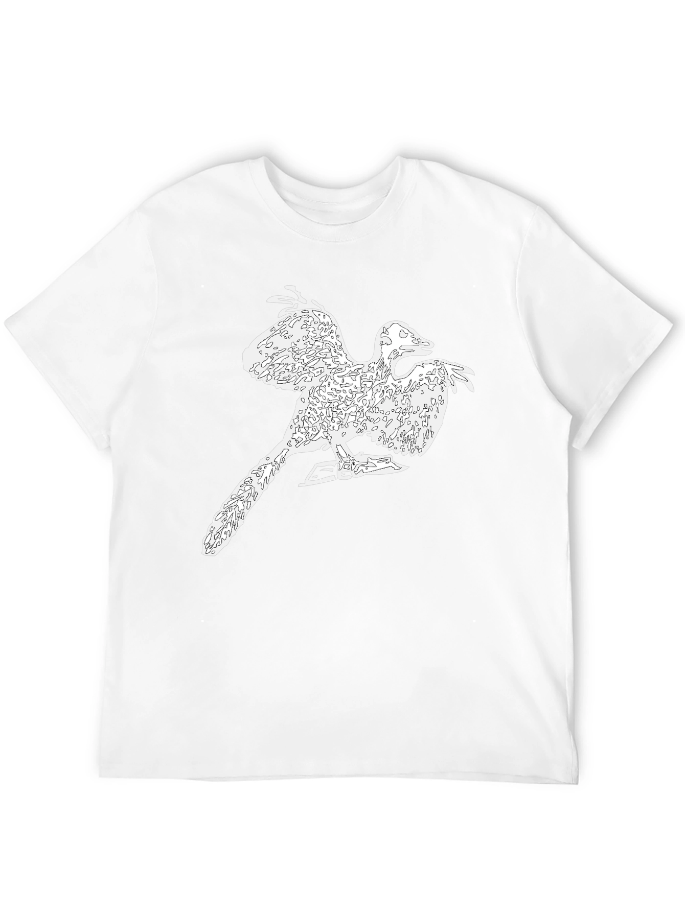 Archaeopteryx Graphic Tee - Stylish Black T-Shirt