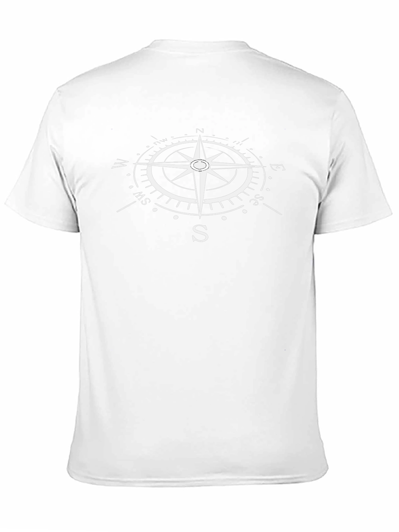 Compass Rose Graphic T-Shirt - Black