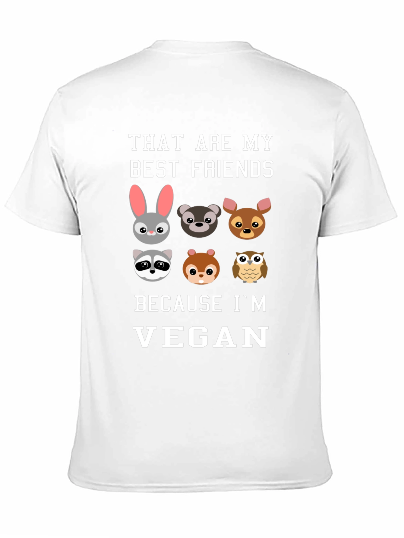 Vegan Friends Graphic T-Shirt - Soft Cotton Tee