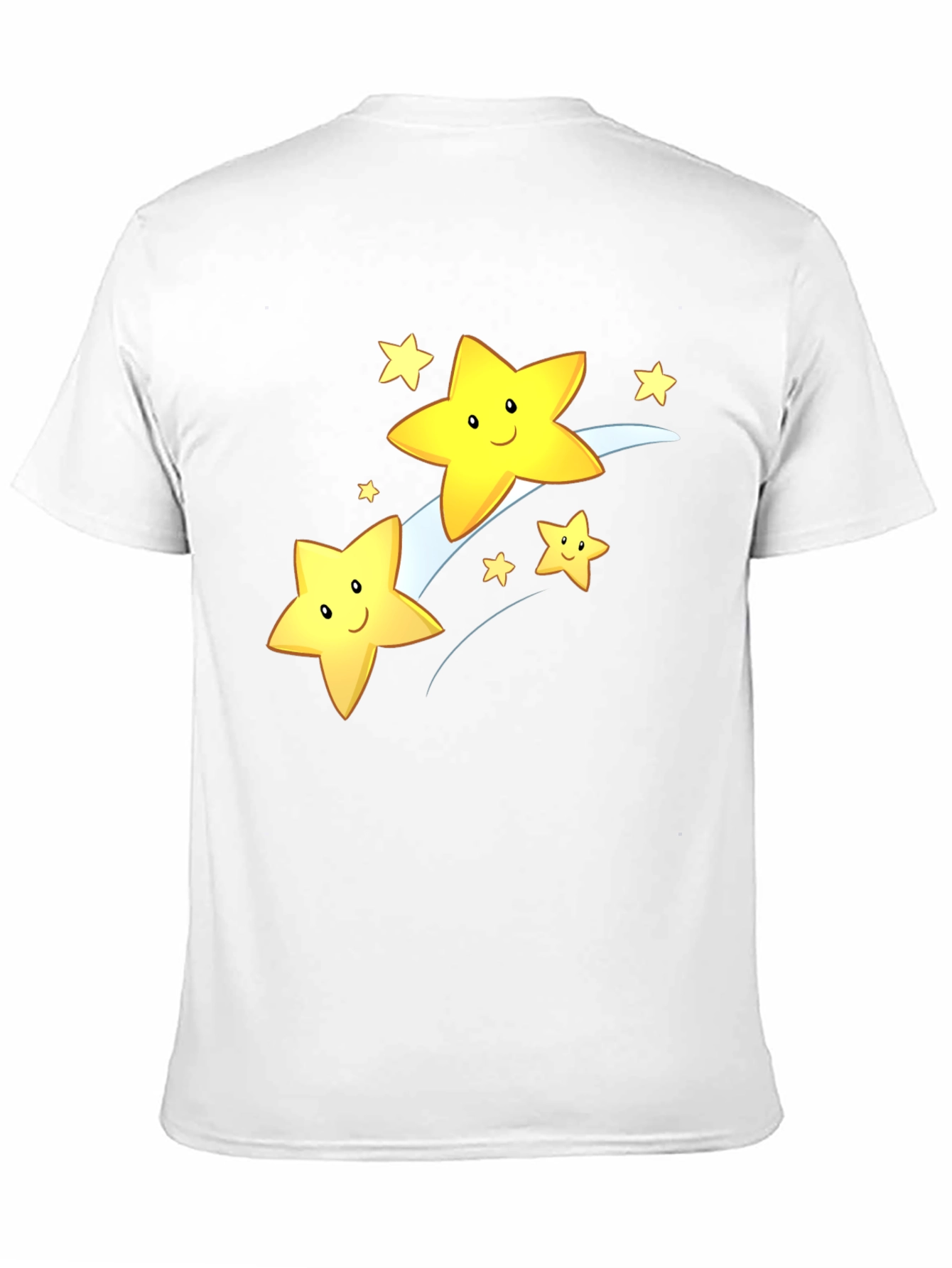 Shooting Star Graphic Tee - Black Cotton Blend