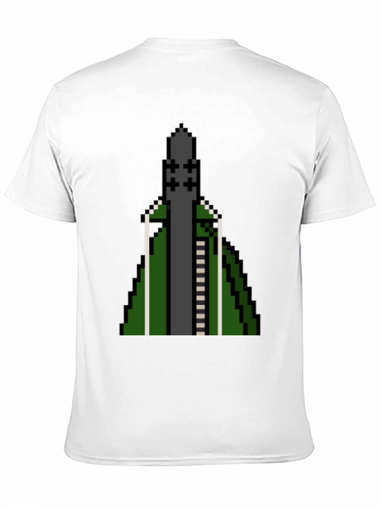 Pixelated Rocket T-Shirt - Retro Gaming Style