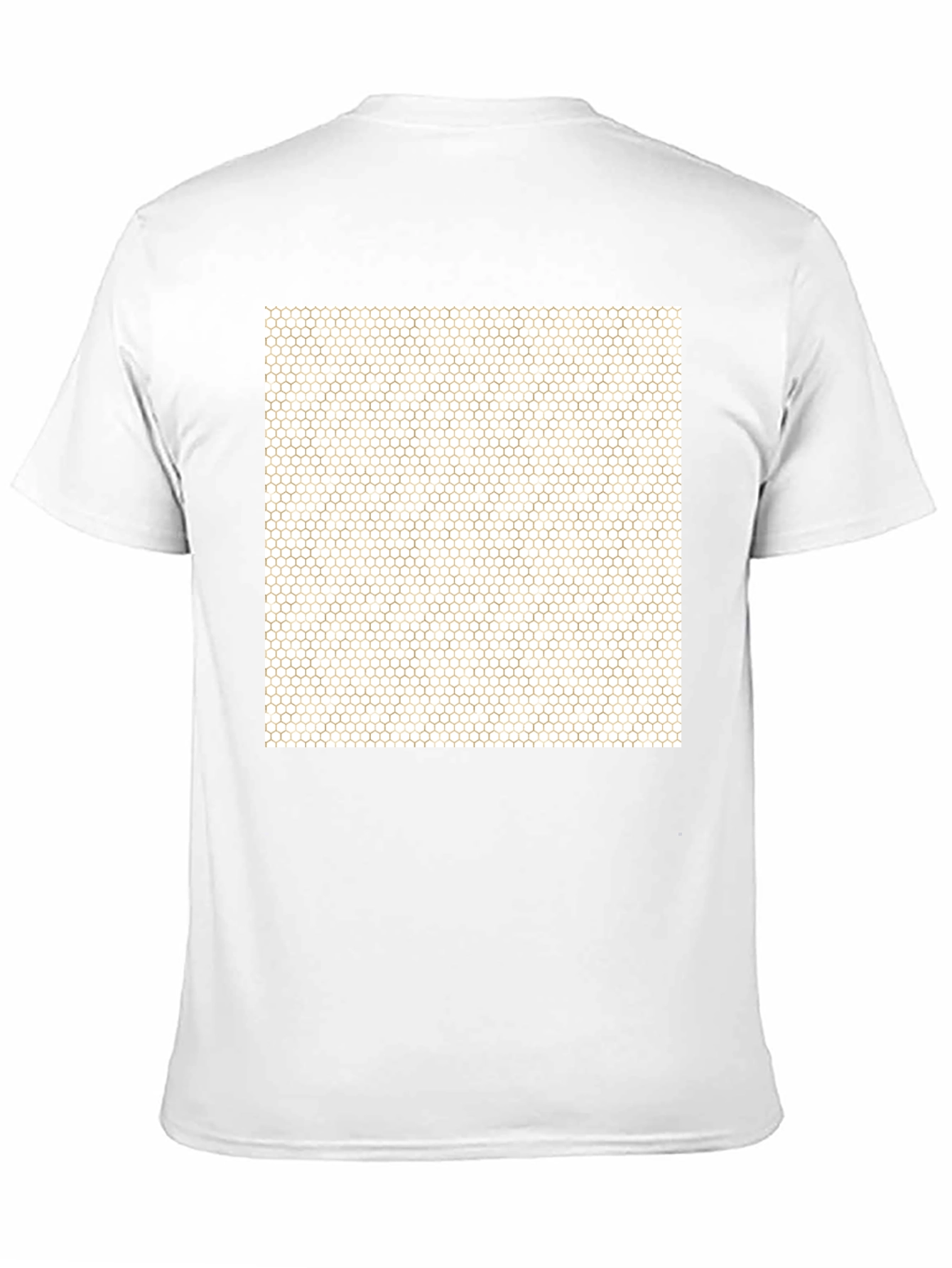 Honeycomb Pattern T-Shirt - Modern Geometric Tee