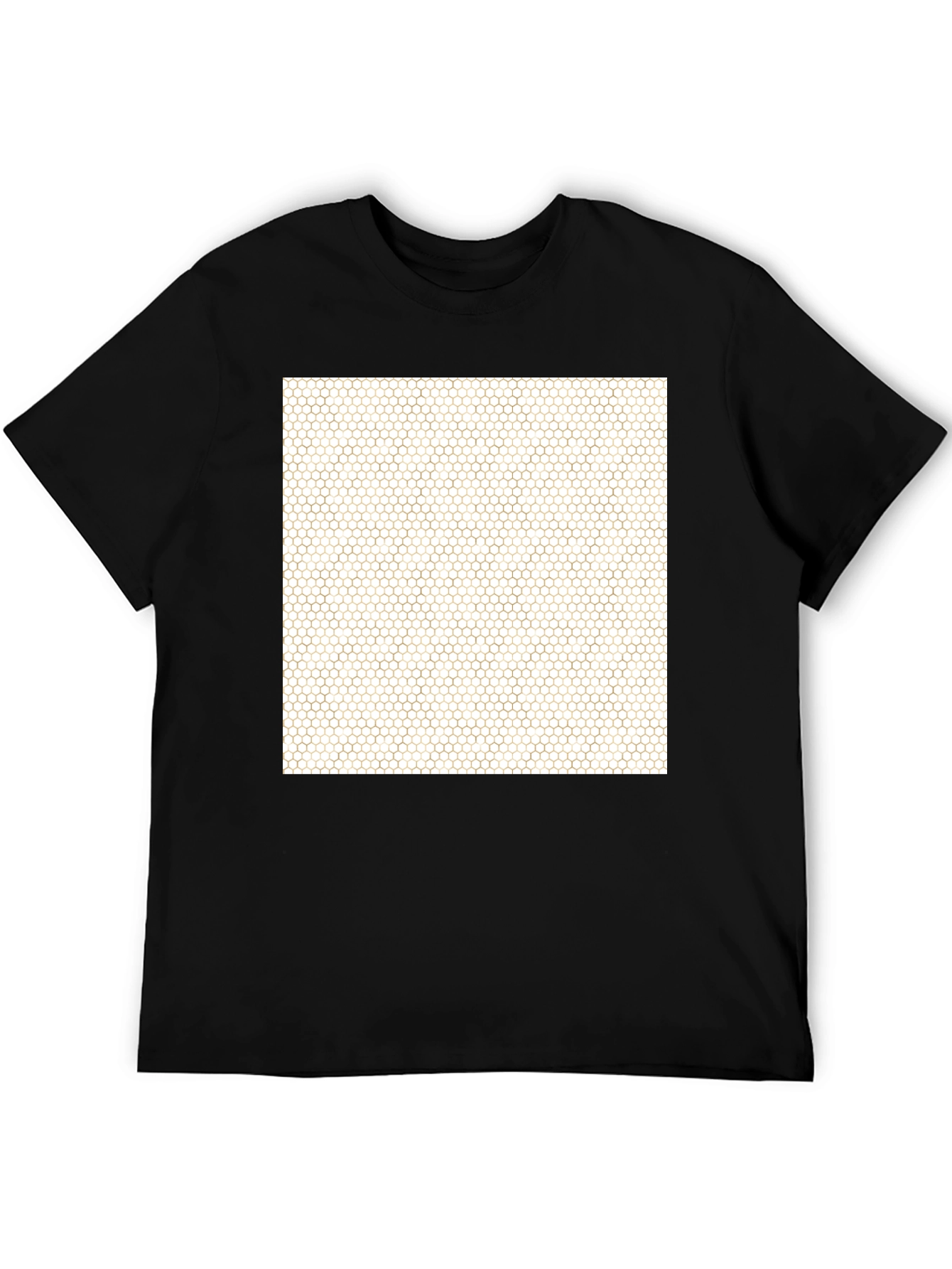 Honeycomb Pattern T-Shirt - Modern Geometric Tee