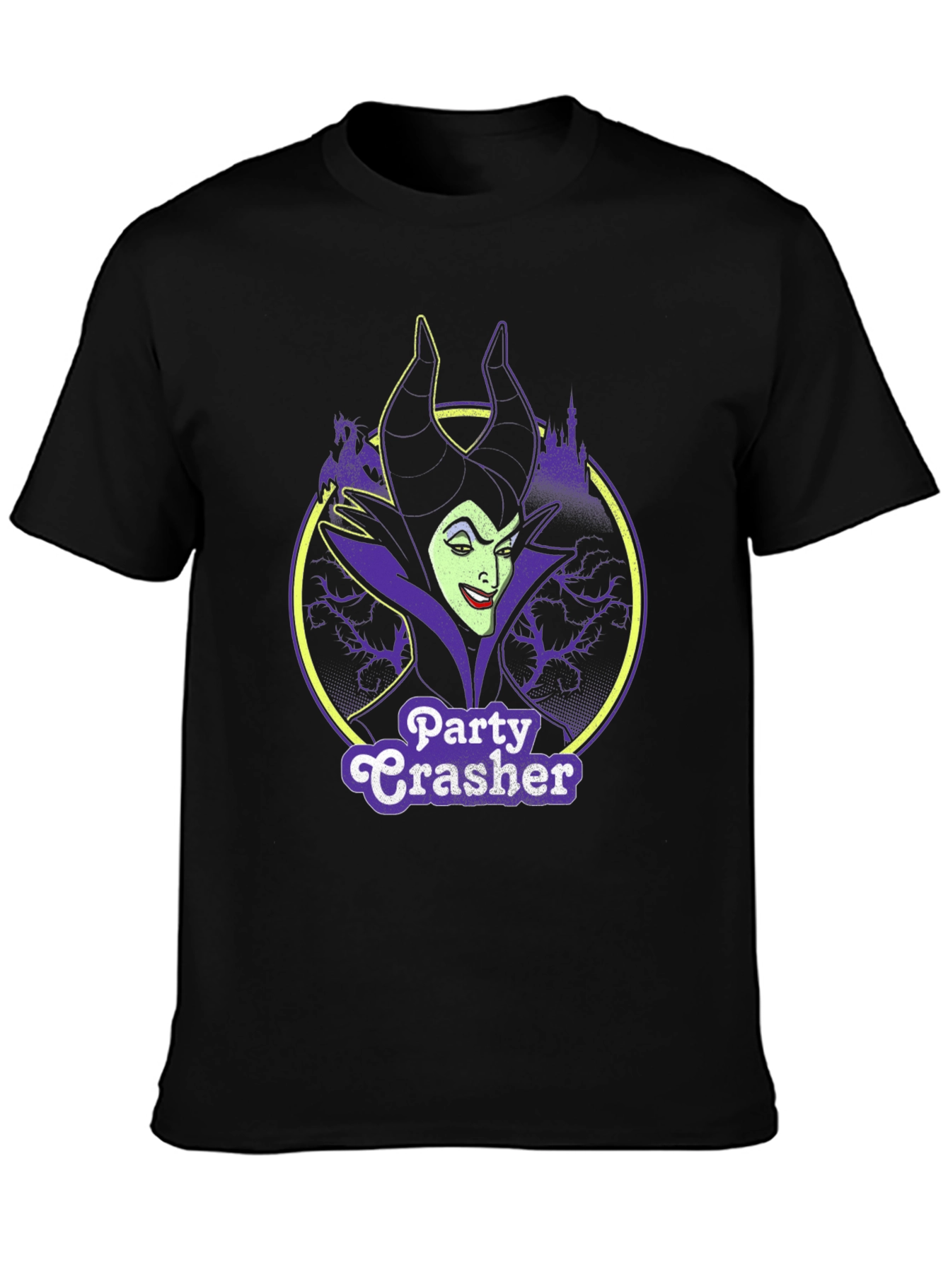 Maleficent Party Crasher Black T-Shirt
