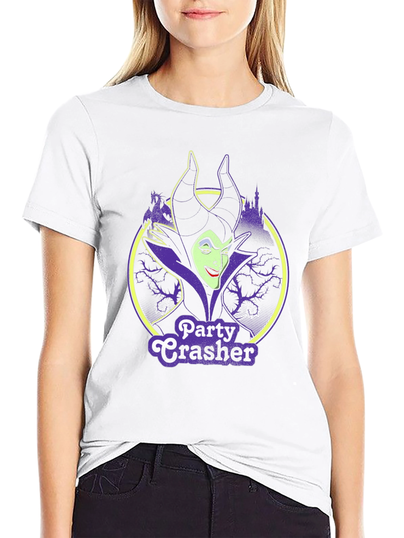 Maleficent Party Crasher Black T-Shirt